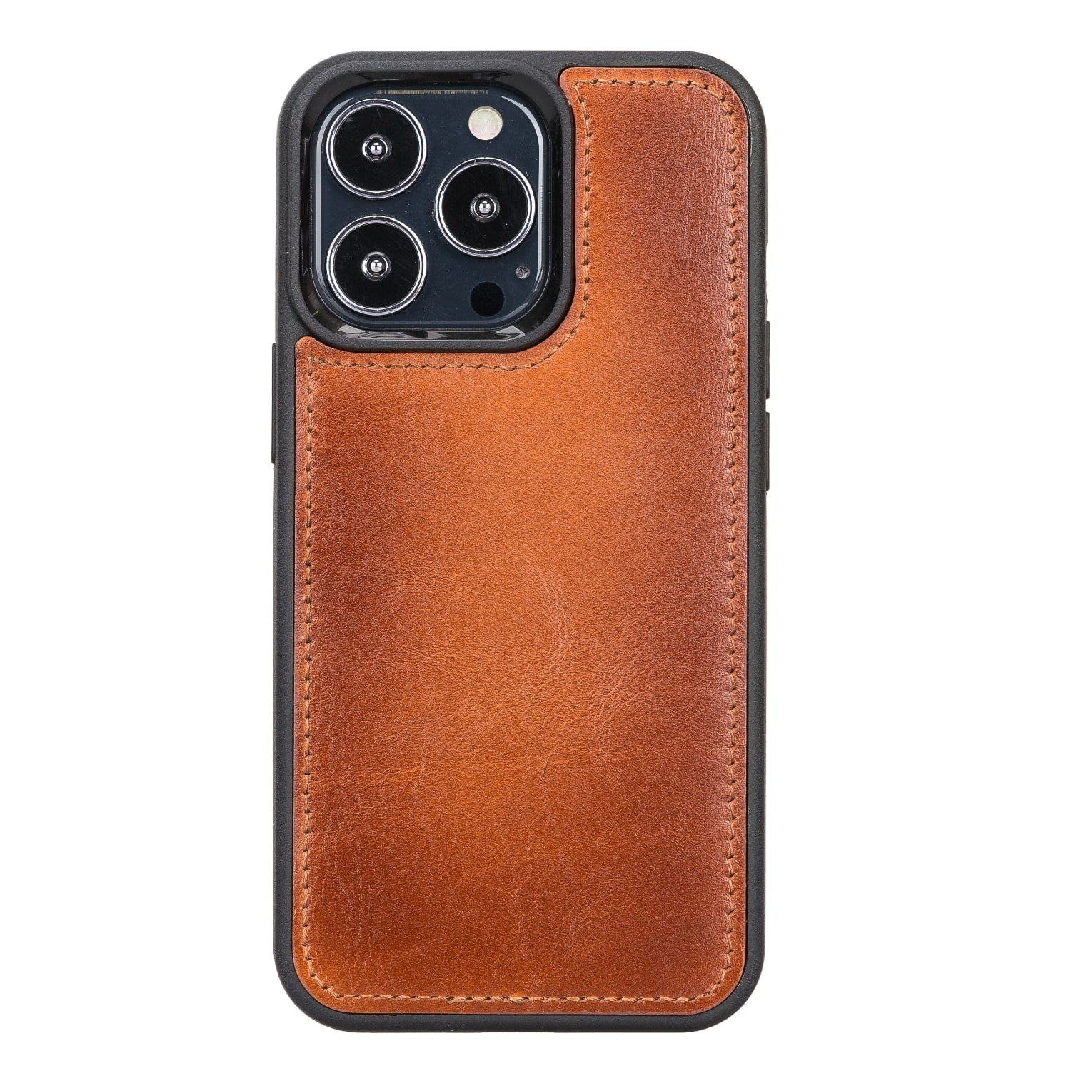 Luxury Brown Leather iPhone 13 Pro Wallet Case with MagSafe & RFID Card Holder - Bomonti - 3