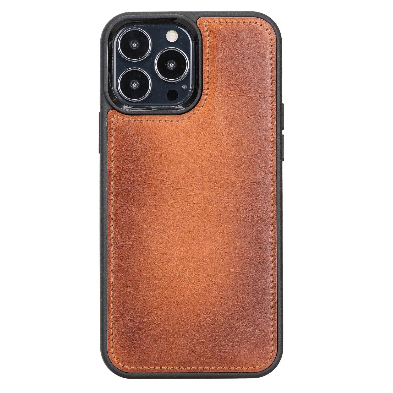 Brown Leather iPhone 13 Pro Max Detachable Bi-Fold RFID Wallet Case with MagSafe & Card Holder - Bomonti - 5