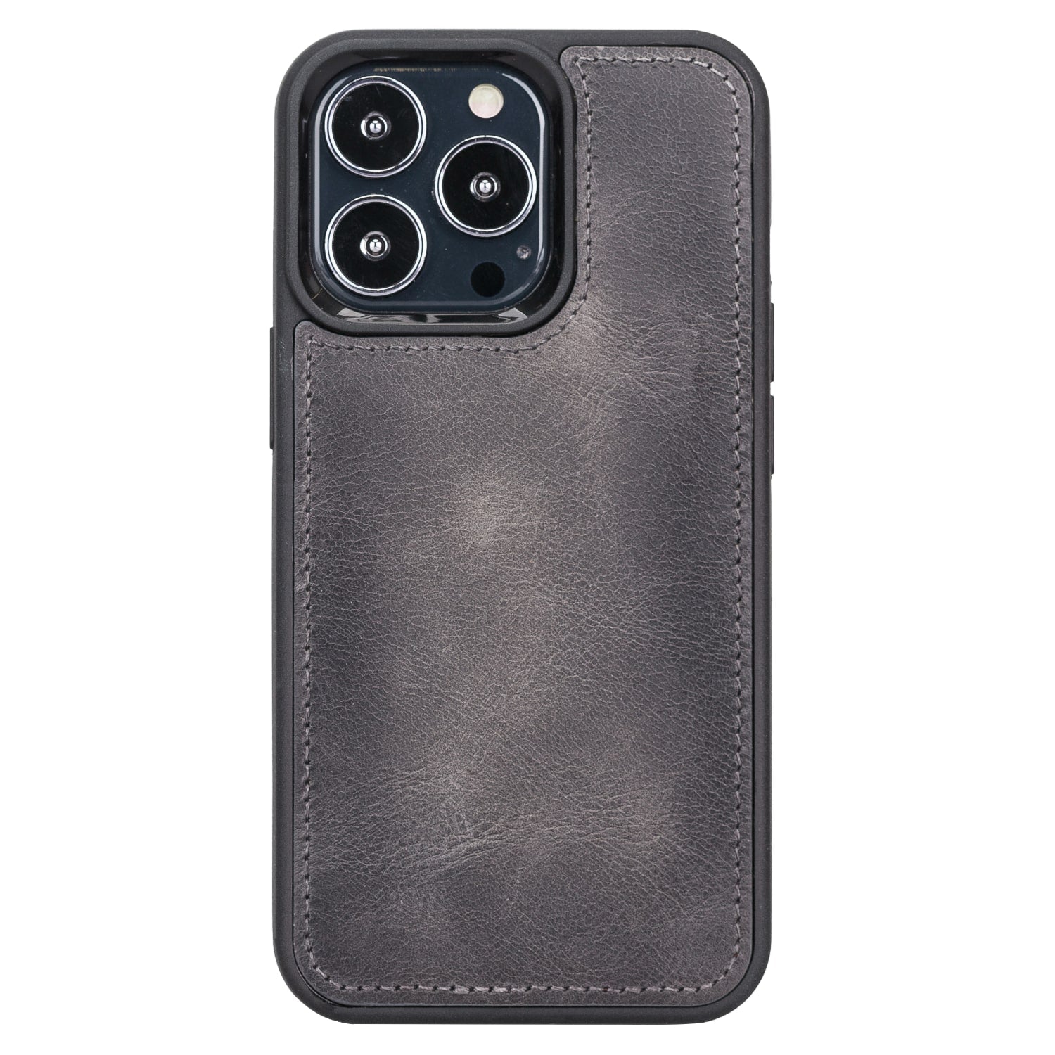 Luxury Grey Leather iPhone 13 Pro Wallet Case with MagSafe & RFID Card Holder - Bomonti - 5Luxury Grey Leather iPhone 13 Pro Wallet Case with MagSafe & RFID Card Holder - Bomonti -7