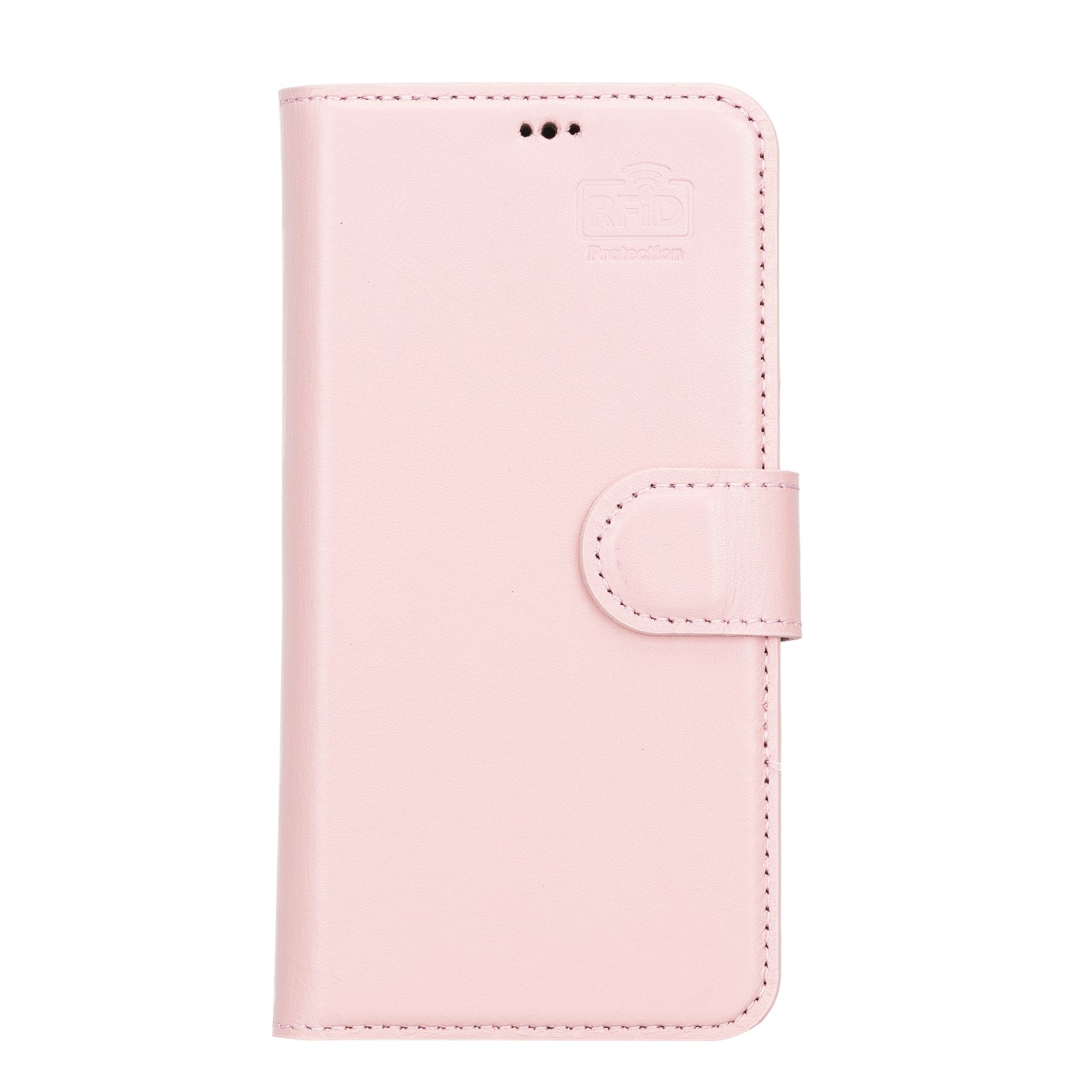 Pink Leather iPhone 13 Detachable Bi-Fold RFID Wallet Case with MagSafe & Card Holder - Bomonti - 3
