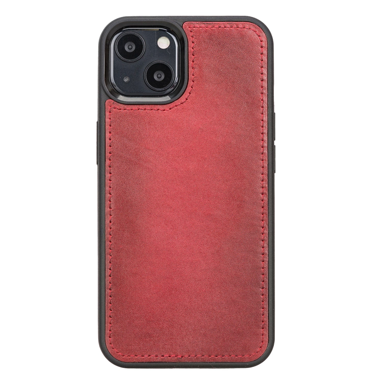 Red Leather iPhone 13 Detachable Bi-Fold RFID Wallet Case with MagSafe & Card Holder - Bomonti - 5