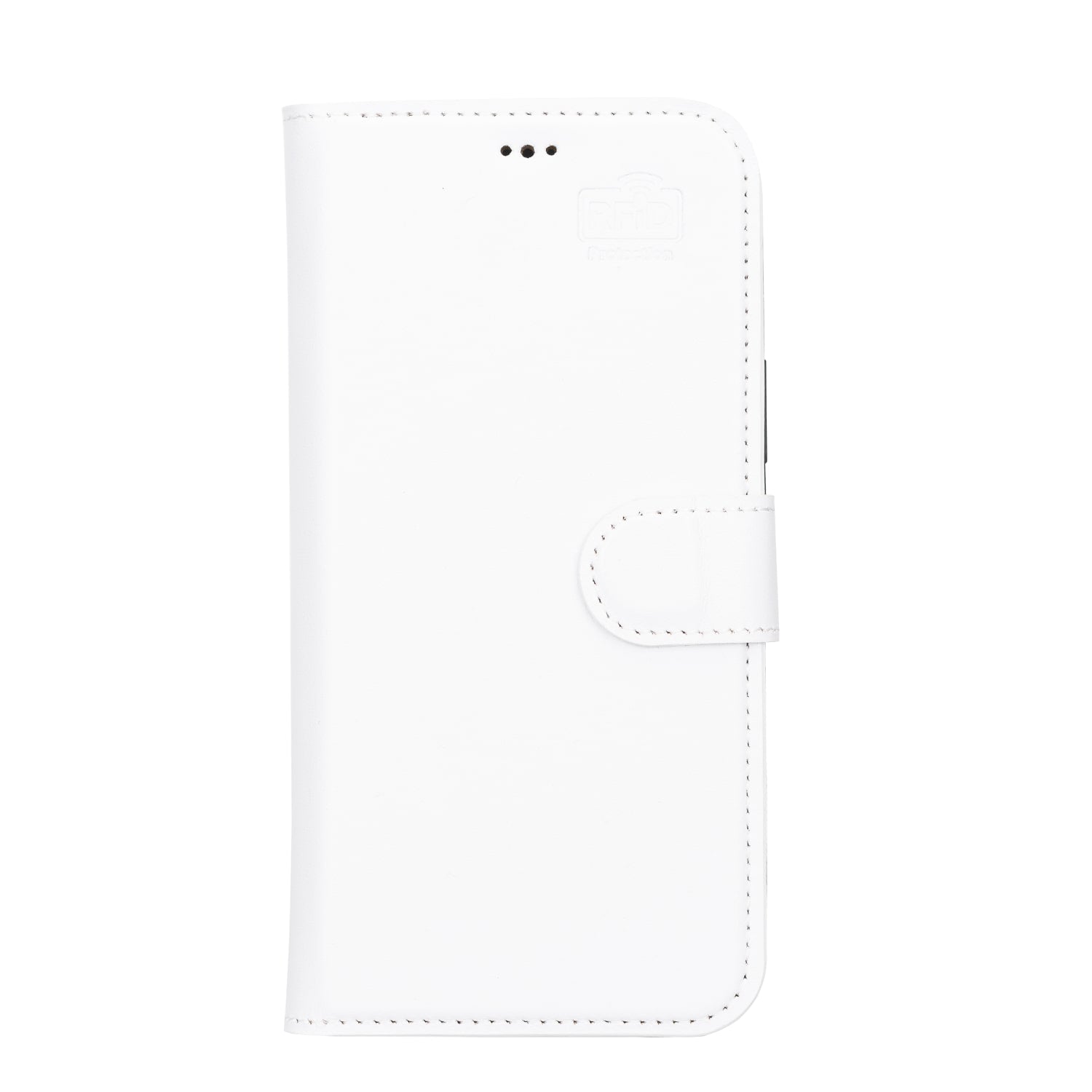 White Leather iPhone 13 Pro Max Detachable Bi-Fold RFID Wallet Case with MagSafe & Card Holder - Bomonti - 3