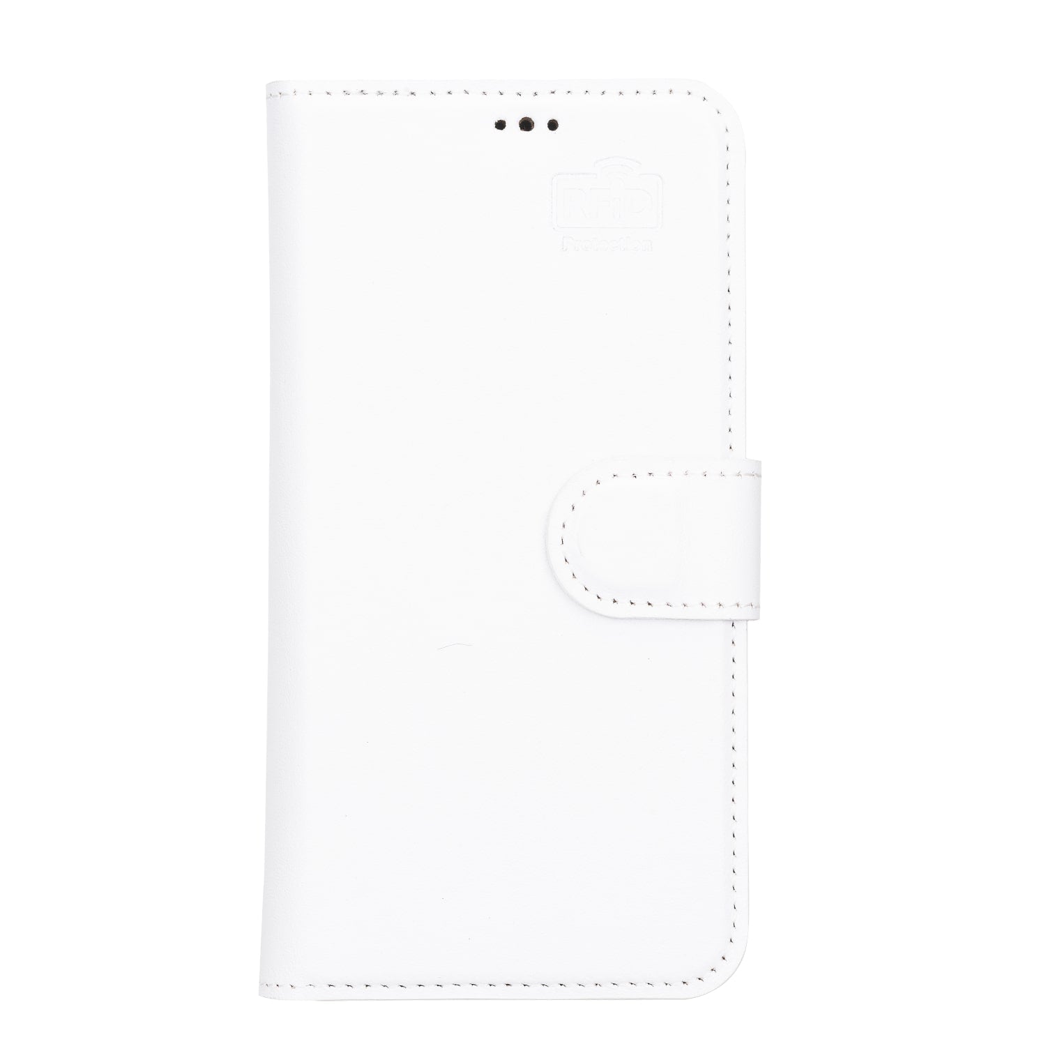 White Leather iPhone 13 Detachable Bi-Fold RFID Wallet Case with MagSafe & Card Holder - Bomonti - 3