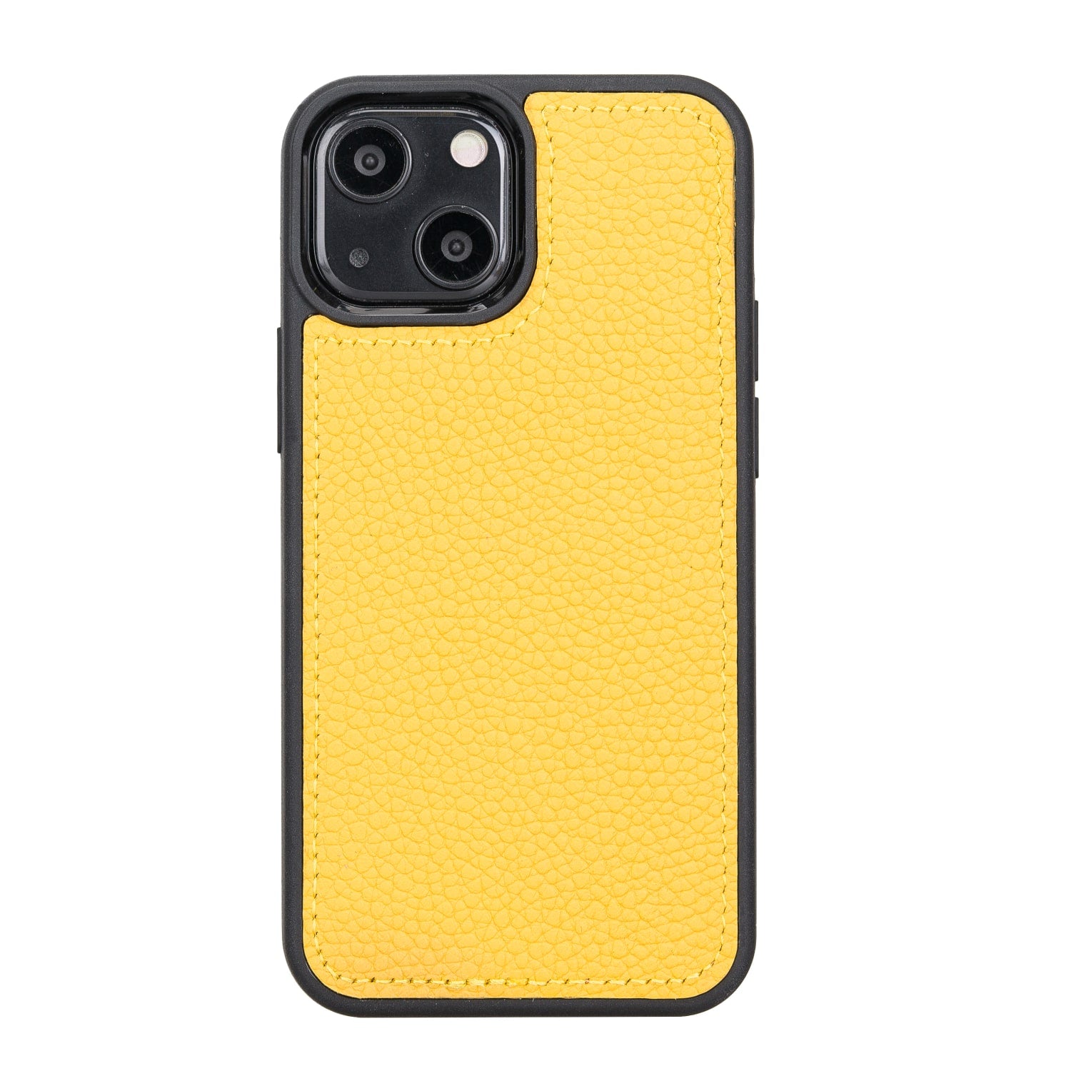 Yellow Leather iPhone 13 Mini Detachable Bi-Fold RFID Wallet Case with MagSafe & Card Holder - Bomonti - 5