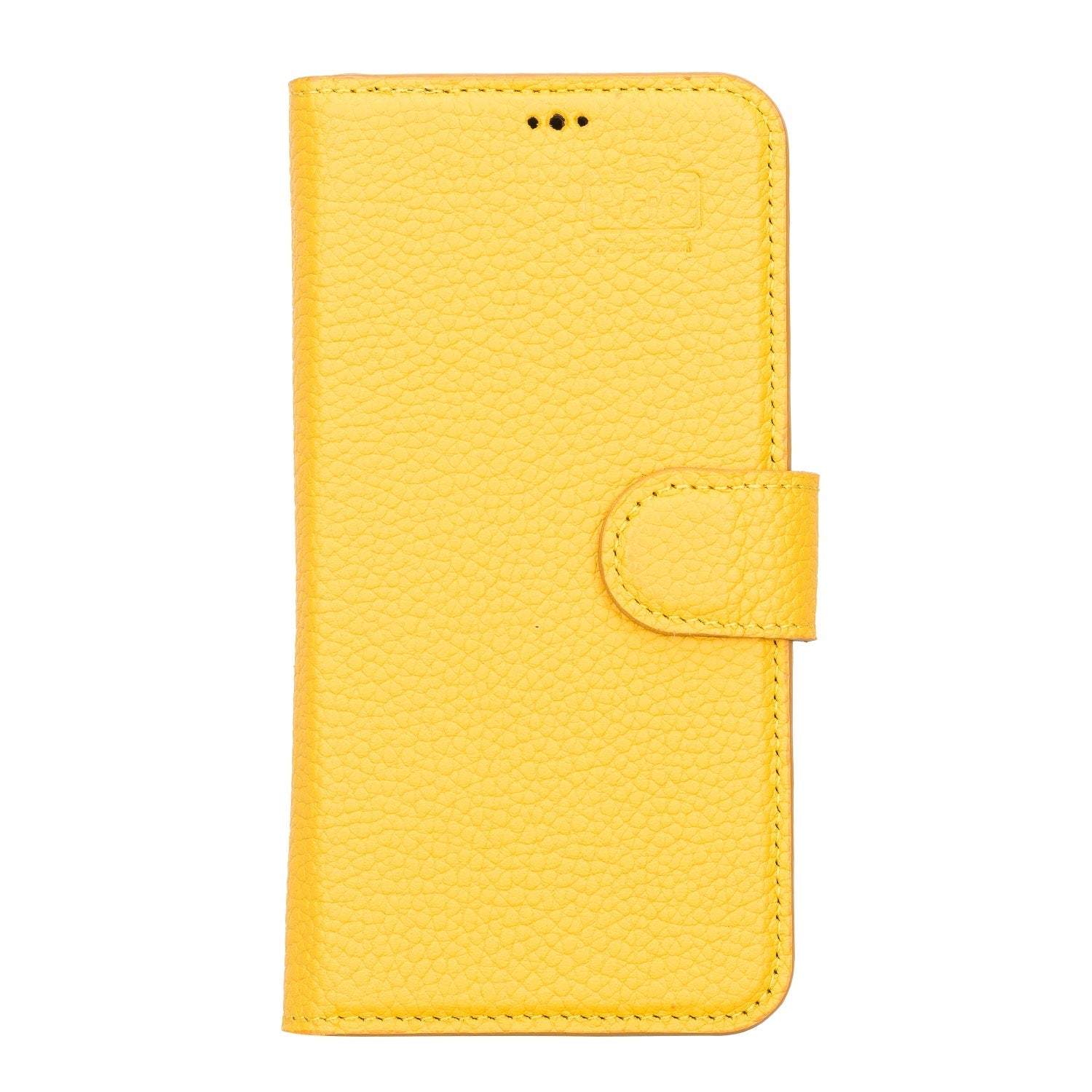 Yellow Leather iPhone 13 Detachable Bi-Fold RFID Wallet Case with MagSafe & Card Holder - Bomonti - 3