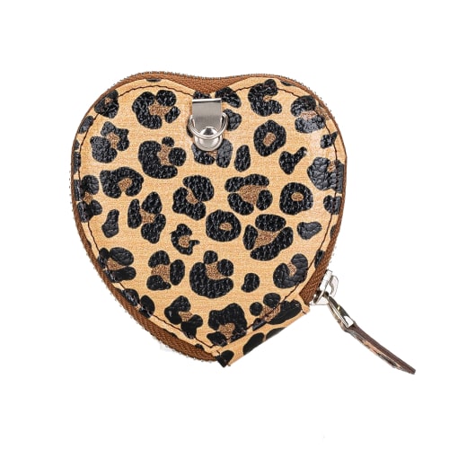 Luxury Leopard Leather Apple AirPods Cover Valentine Case with Zip Closure - Bomonti - 2
