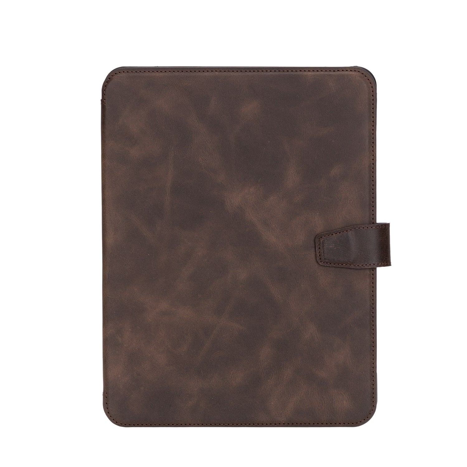 Tan Brown Leather iPad Air 10.9 Inc Smart Folio Case with Apple Pen Holder - Bomonti - 3