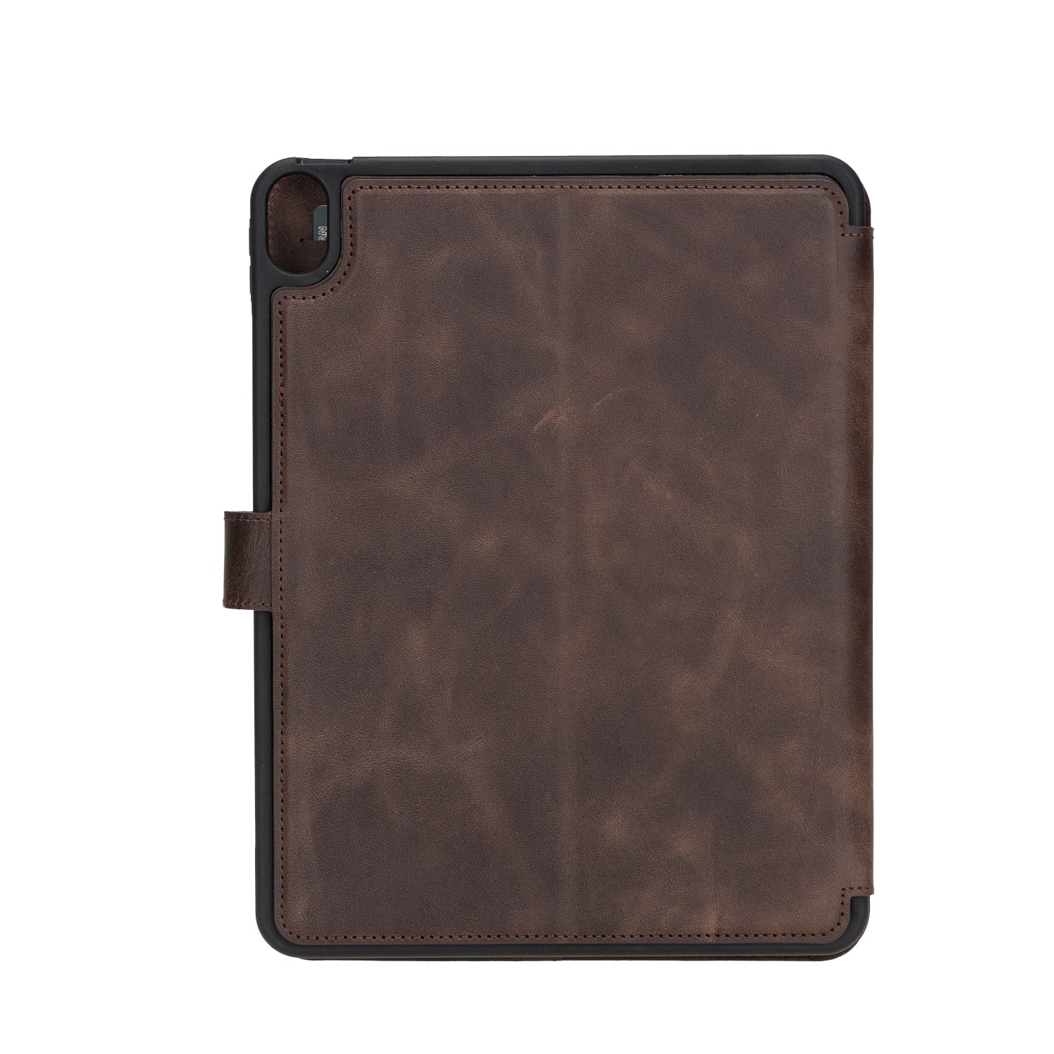 Tan Brown Leather iPad Air 10.9 Inc Smart Folio Case with Apple Pen Holder - Bomonti - 4