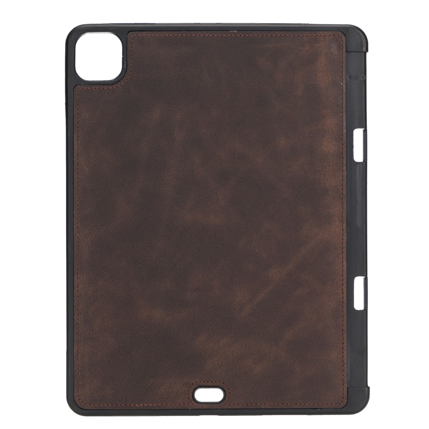 Tan Brown Leather iPad Air 10.9 Inc Smart Folio Case with Apple Pen Holder - Bomonti - 5