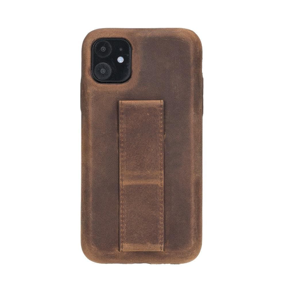 Apple iPhone 11 Series Rock Cover Stand / RCS iPhone 11 Pro Max / Brown Bomonti