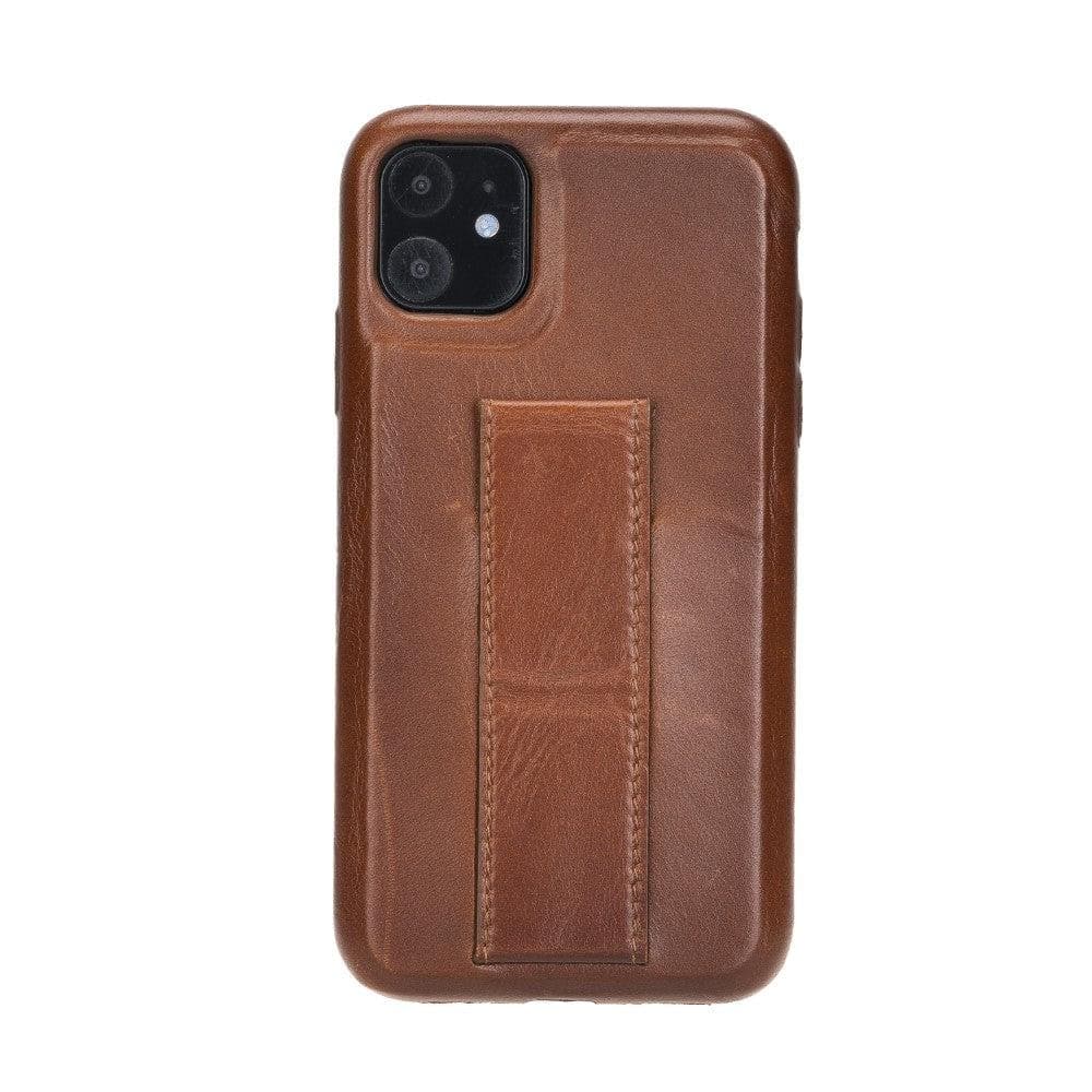 Apple iPhone 11 Series Rock Cover Stand / RCS iPhone 11 Pro Max / Tan Bomonti