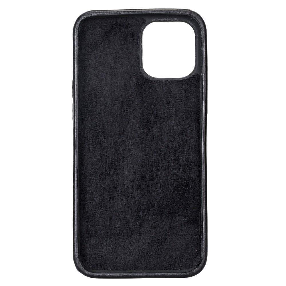 B2B - Apple iPhone 12 Pro Max Leather Case / RC - Rock Cover Bomonti