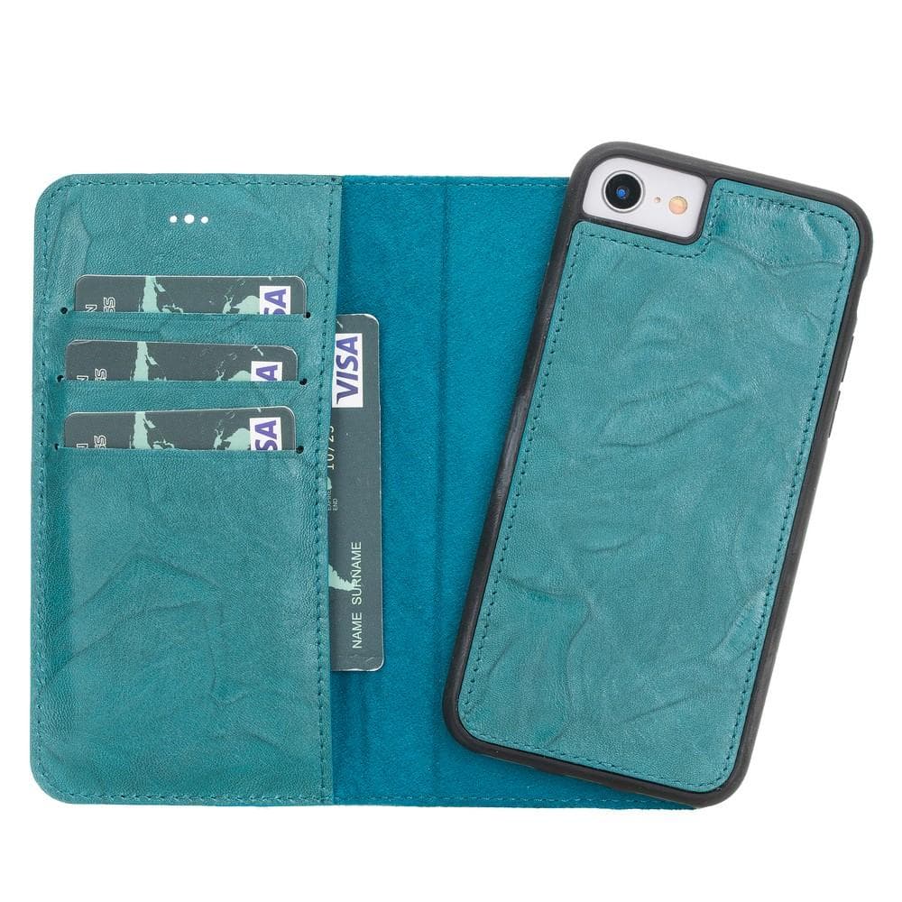 B2B - Apple iPhone 7/8/SE2 Detachable Leather Case / MW B14 Bomonti