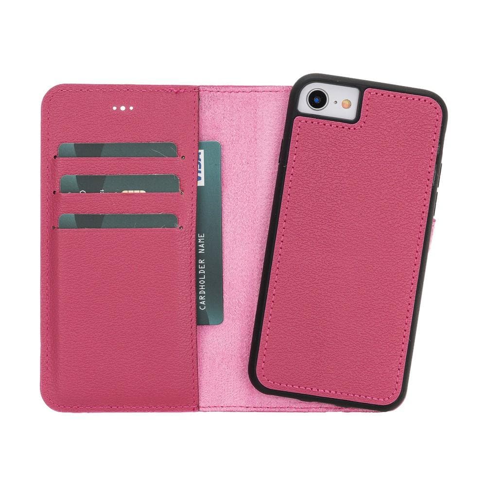 B2B - Apple iPhone 7/8/SE2 Detachable Leather Case / MW CP04 Bomonti