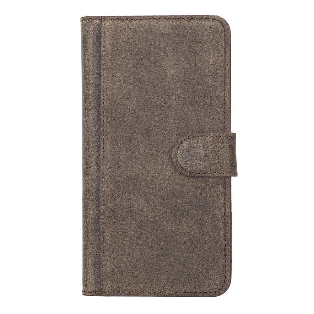 Apple iPhone X Series Detachble Double Leather Wallet Case / DMW Bomonti