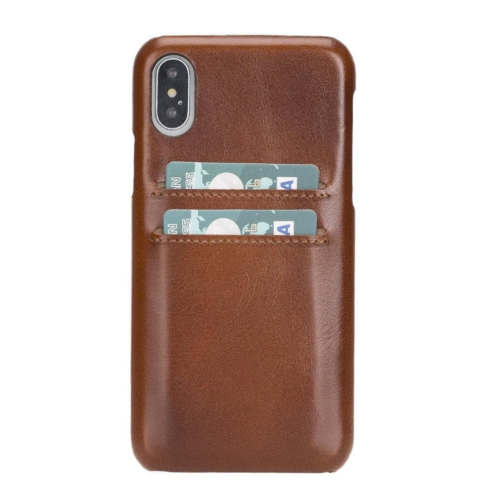 B2B - Apple iPhone X Series Leather Case / UJ - Ultimate Jacket iPhone X/XS / Tan Bomonti