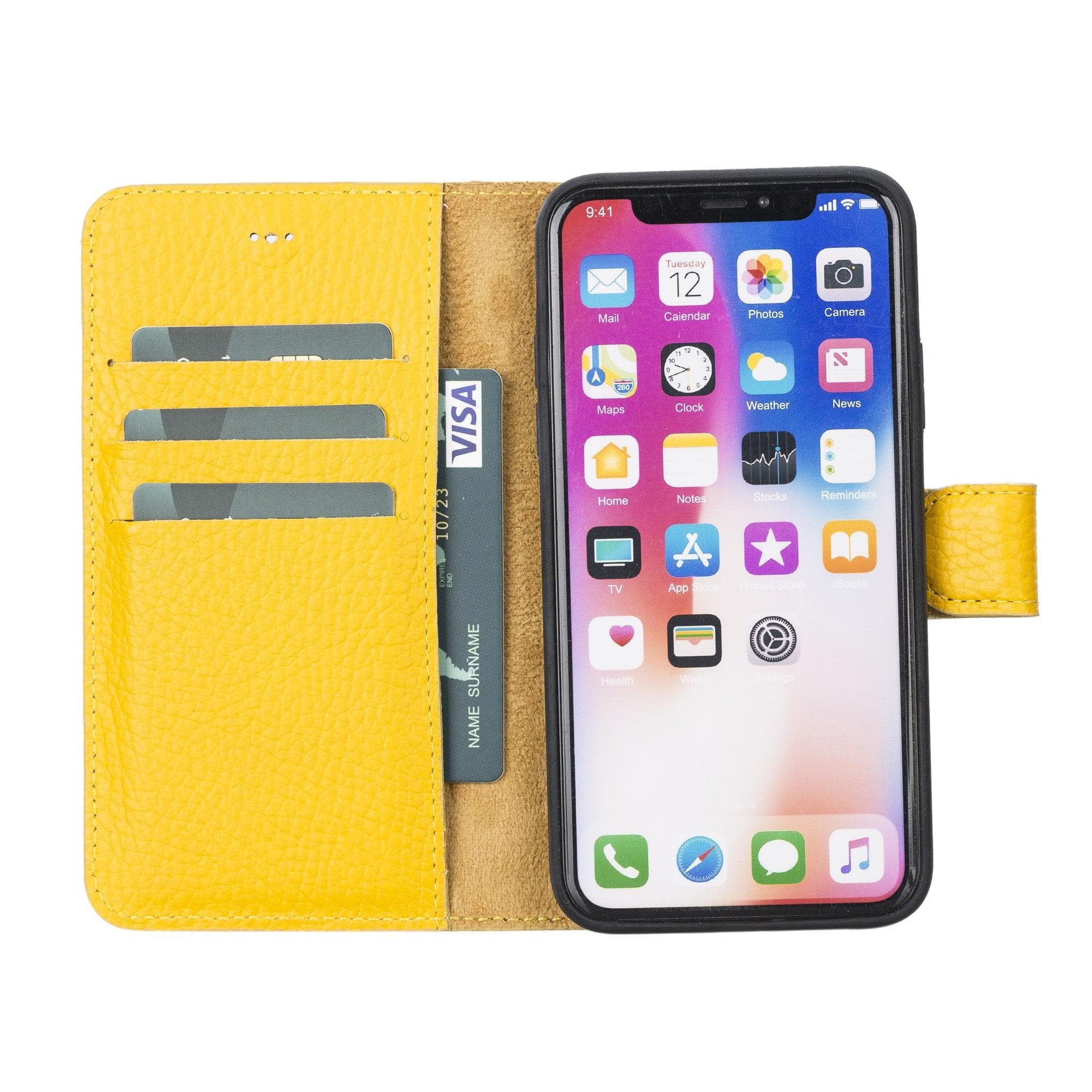 B2B - Apple iPhone X/XS Detachable Leather Case / MW Bomonti