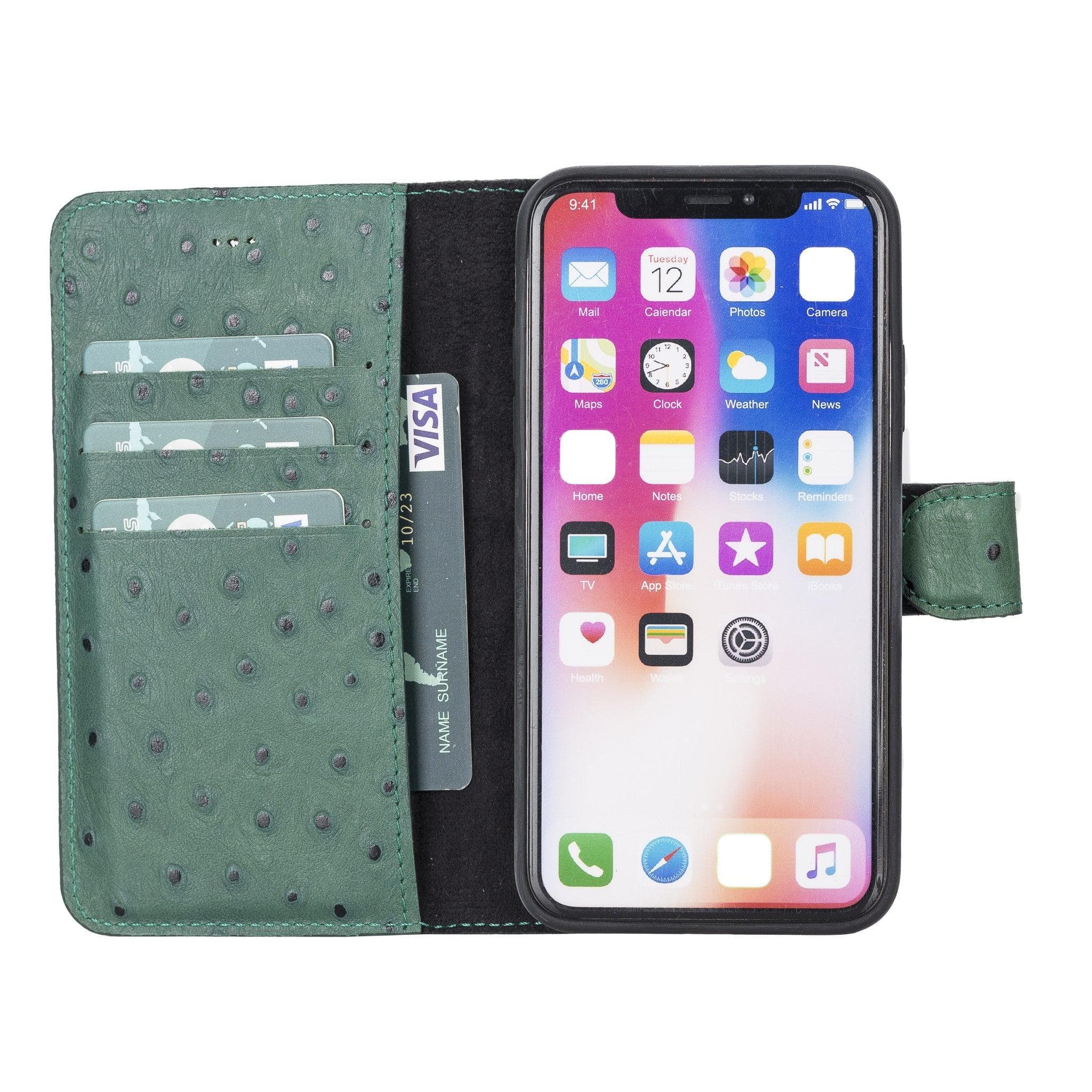 B2B - Apple iPhone X/XS Detachable Leather Case / MW Bomonti