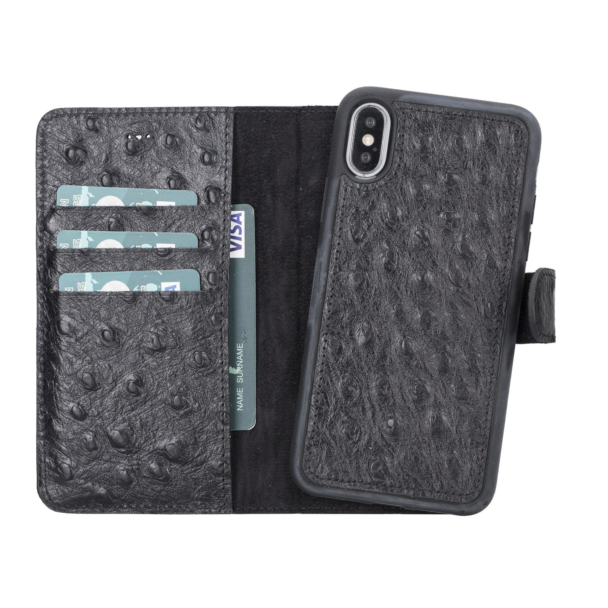 B2B - Apple iPhone X/XS Detachable Leather Case / MW Bomonti