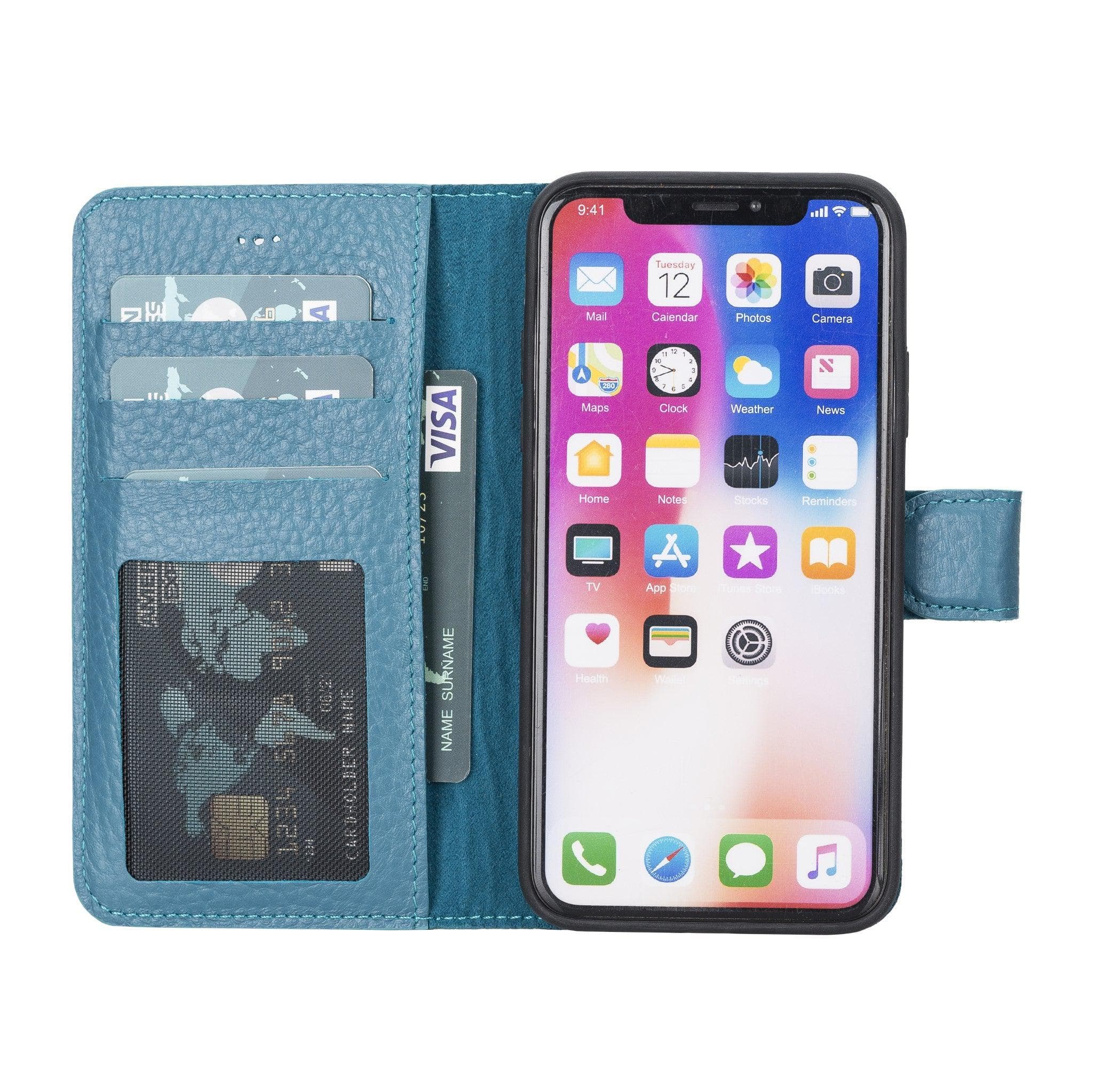 B2B - Apple iPhone X/XS Detachable Leather Case / MW Bomonti