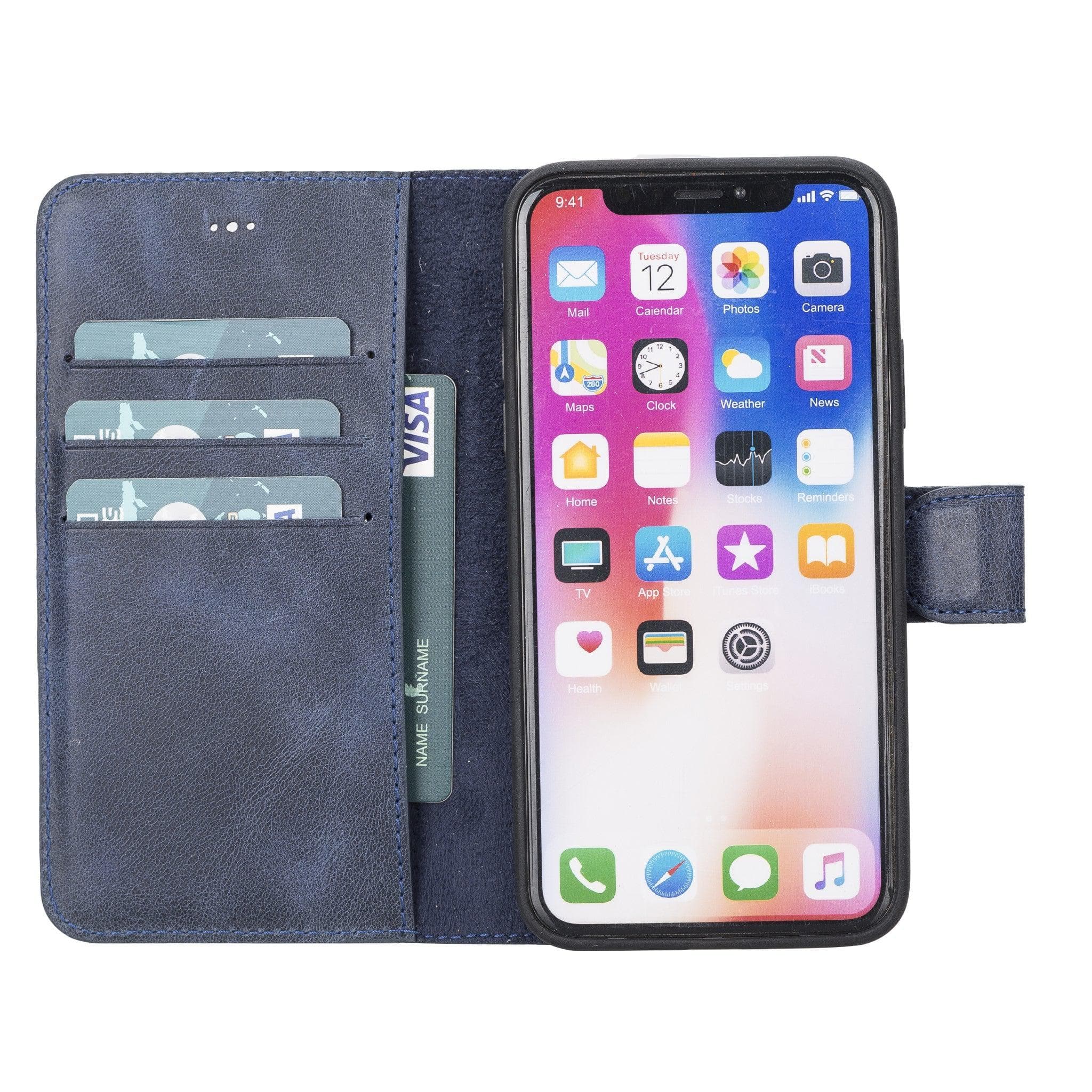 B2B - Apple iPhone X/XS Detachable Leather Case / MW Bomonti