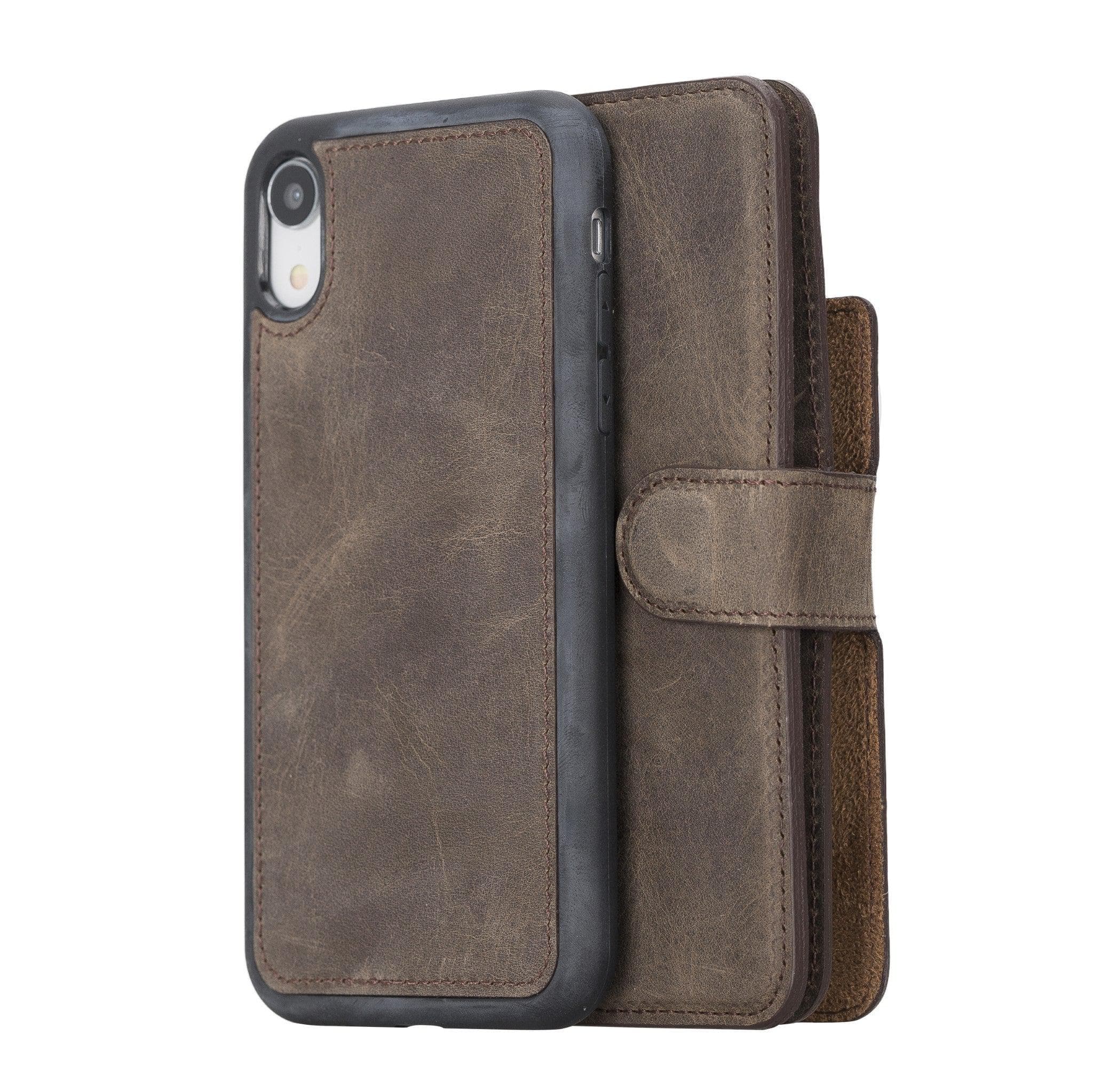 B2B - Apple iPhone XR Detachable Leather Case / MW Bomonti