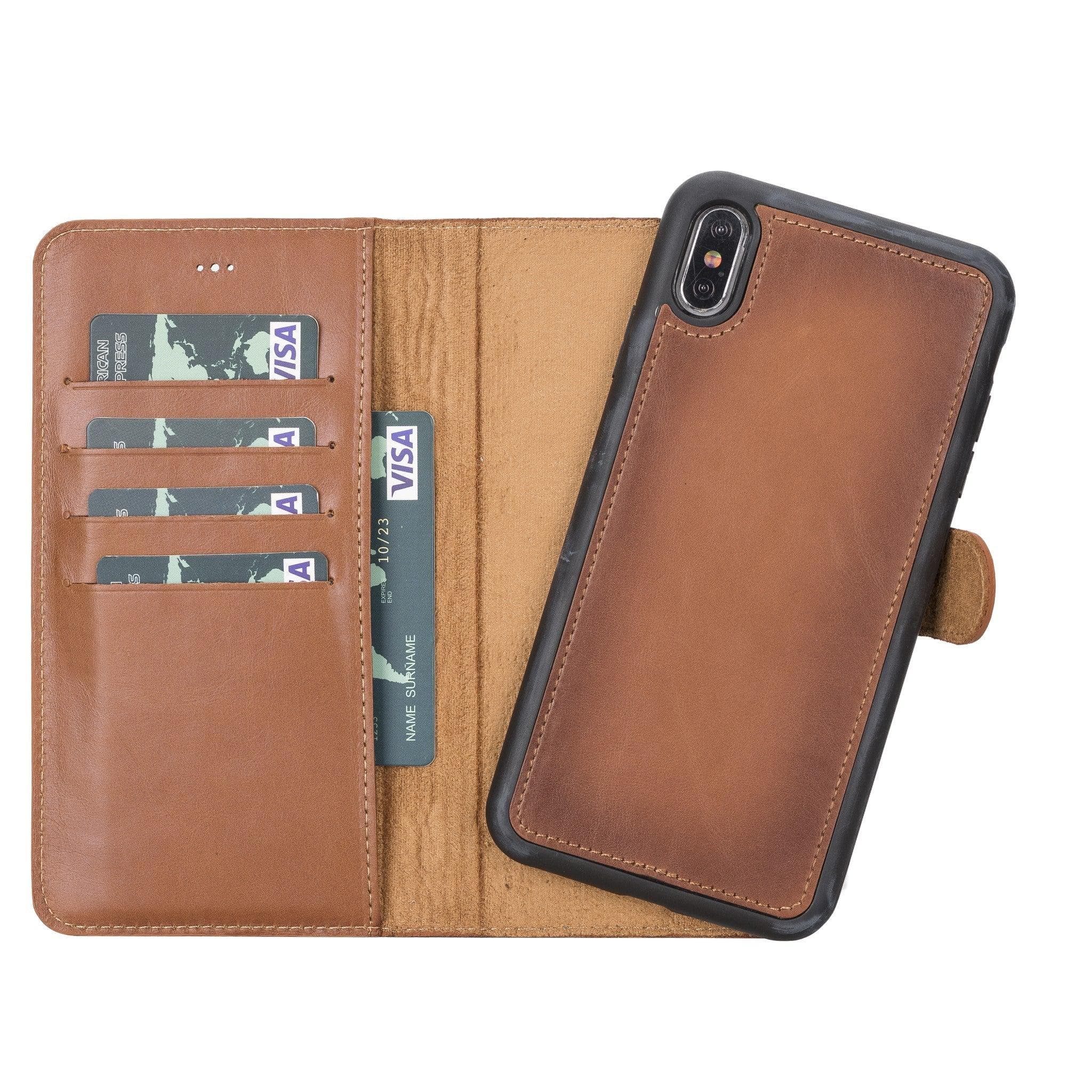 B2B - Apple iPhone XSM Detachable Leather Case / MW Bomonti