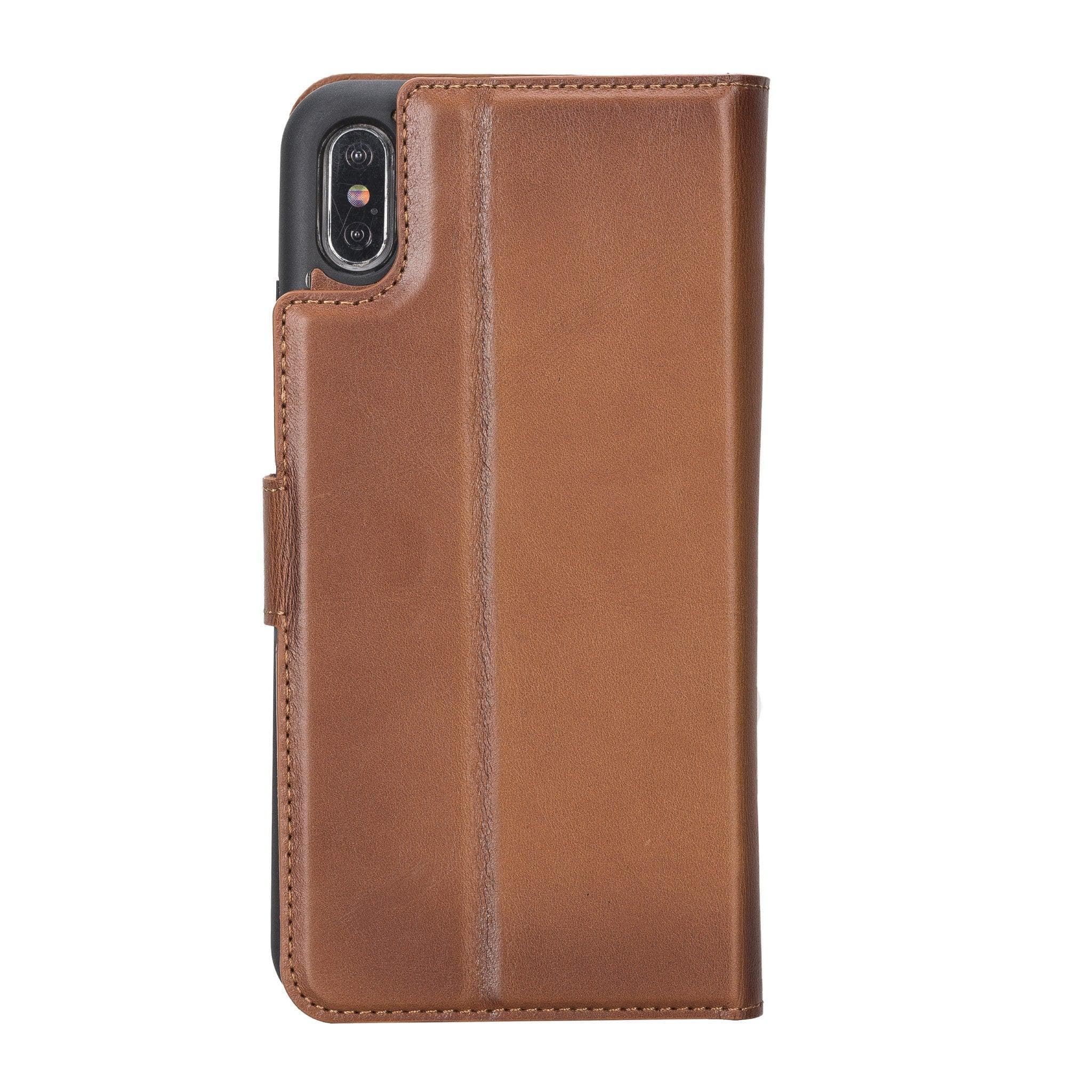 B2B - Apple iPhone XSM Detachable Leather Case / MW Bomonti