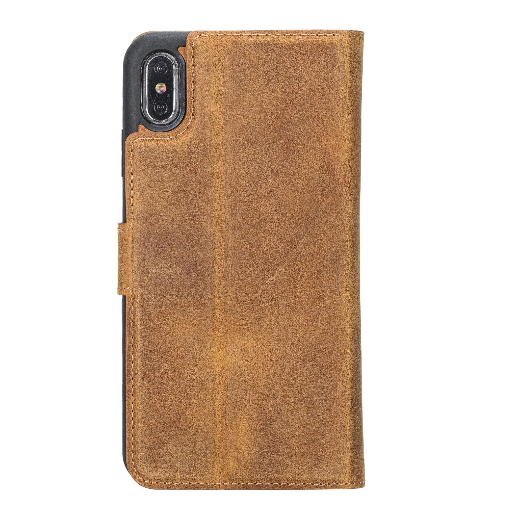 B2B - Apple iPhone XSM Detachable Leather Case / MW Bomonti