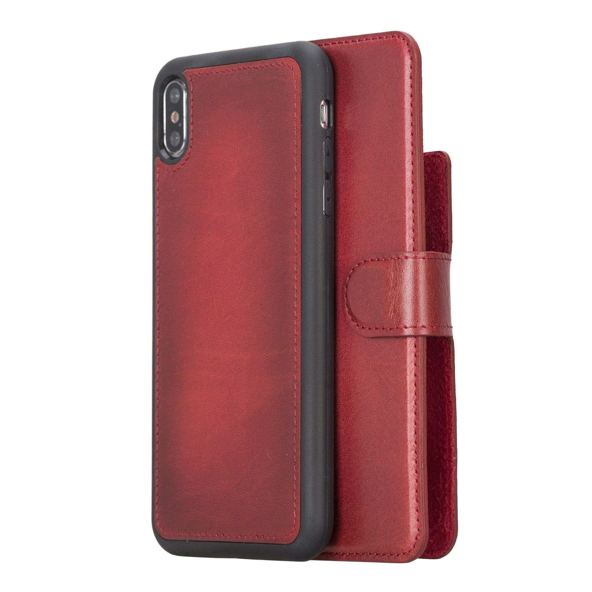 B2B - Apple iPhone XSM Detachable Leather Case / MW Bomonti