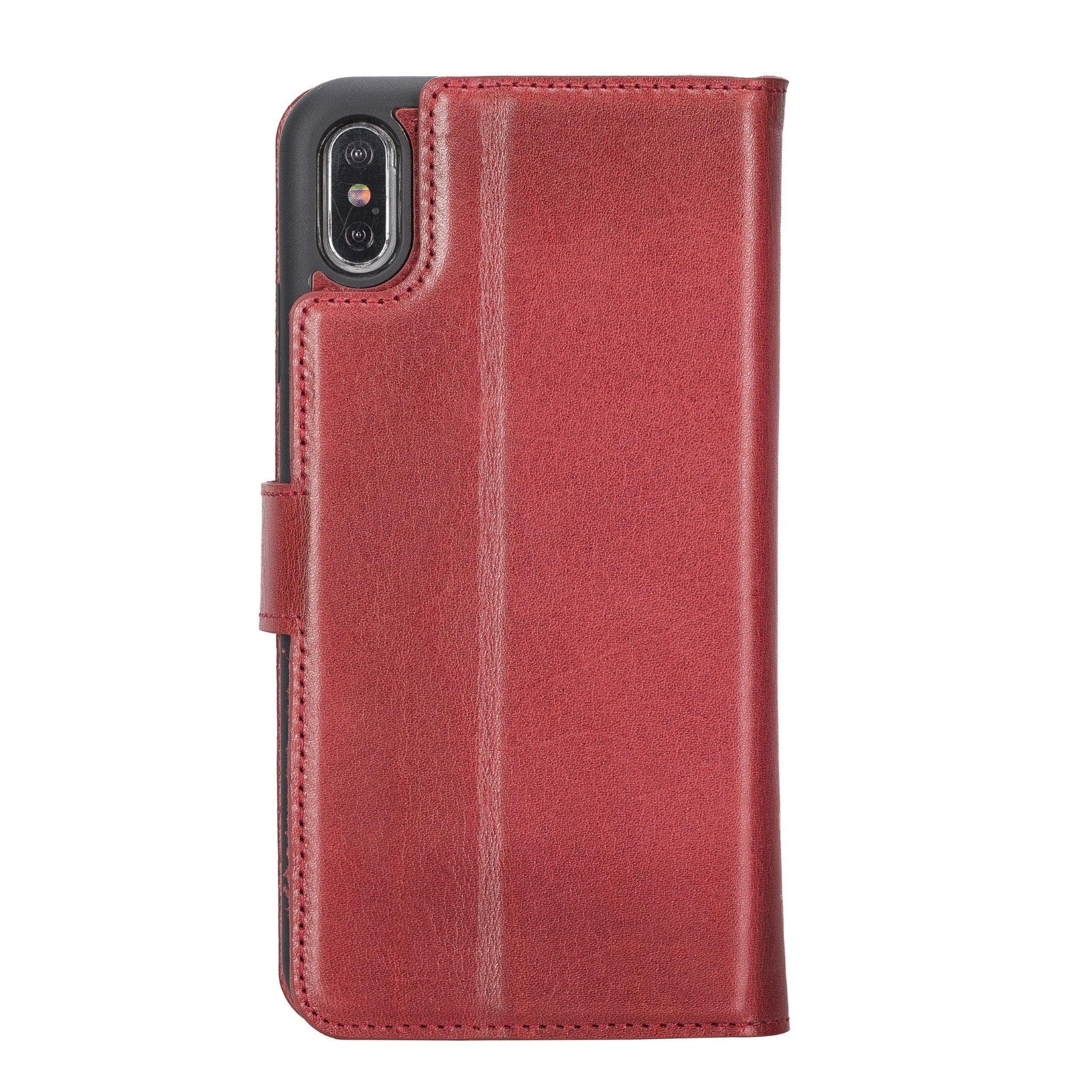 B2B - Apple iPhone XSM Detachable Leather Case / MW Bomonti