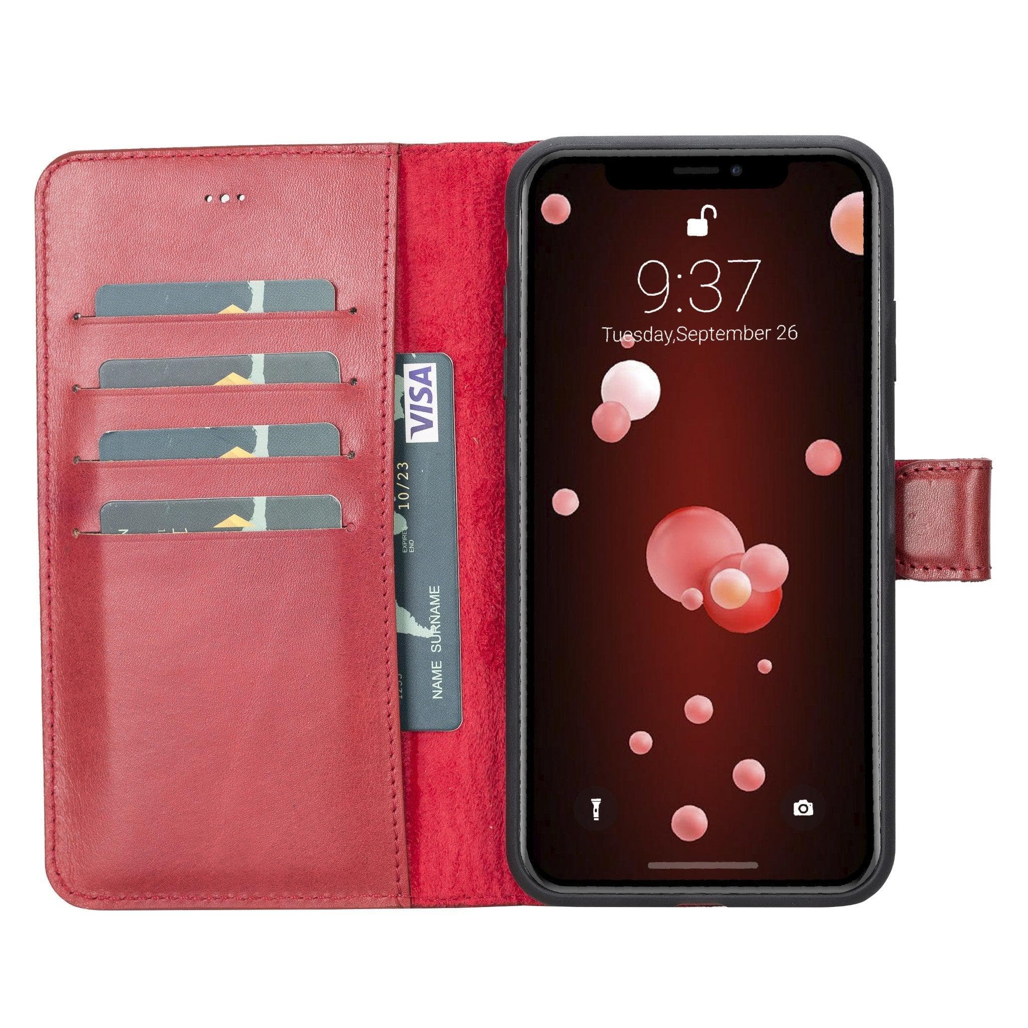 B2B - Apple iPhone XSM Detachable Leather Case / MW Bomonti