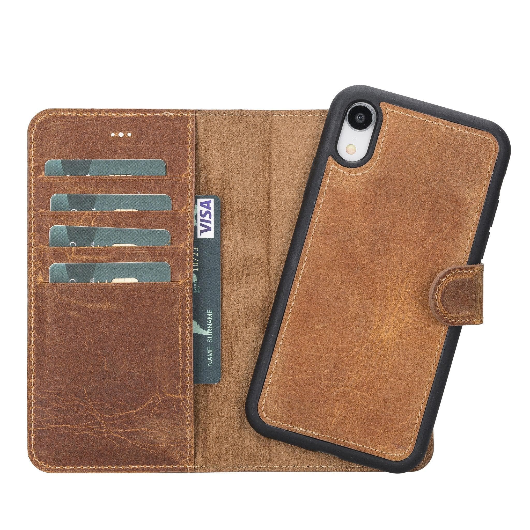 B2B - Apple iPhone XSM Detachable Leather Case / MW Bomonti