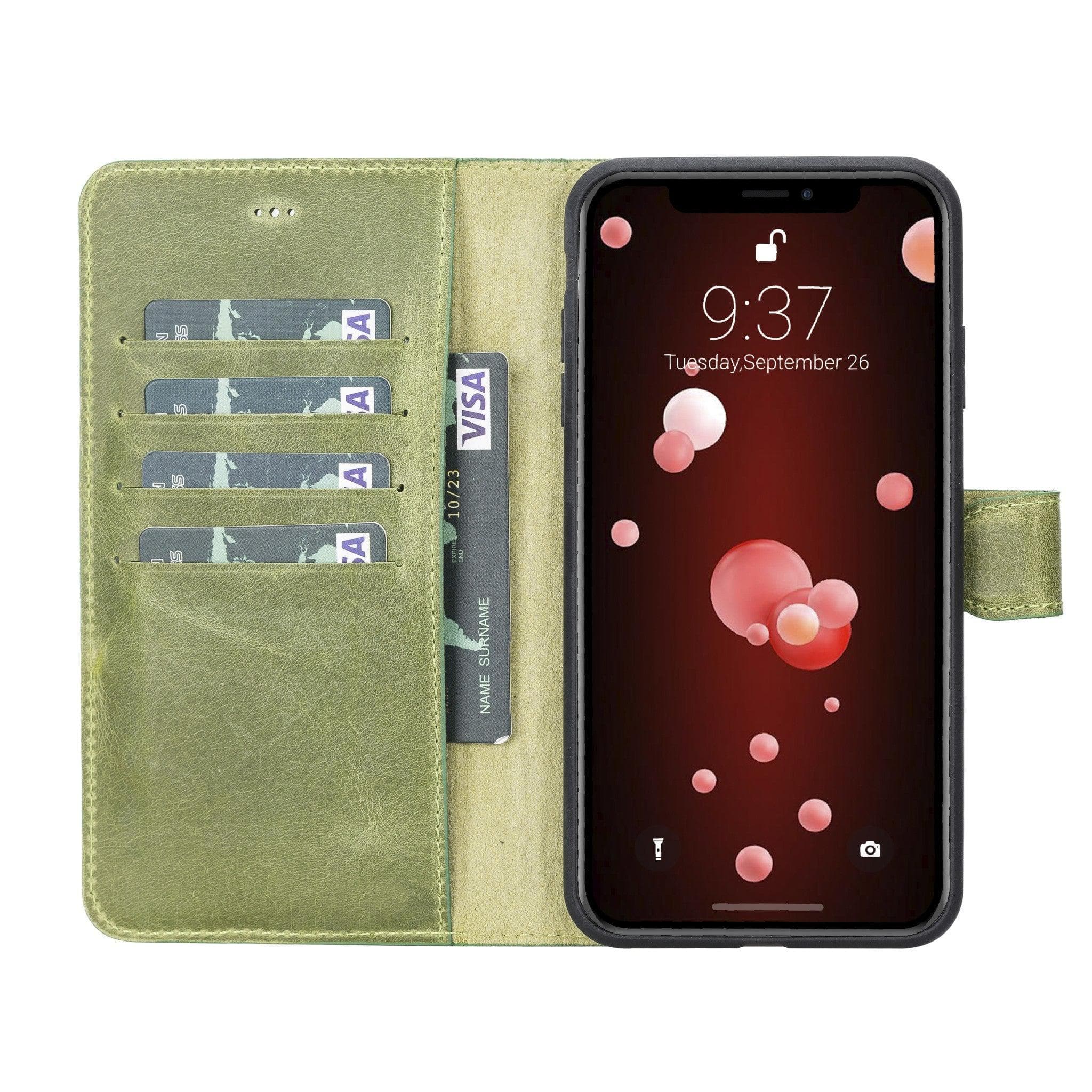 B2B - Apple iPhone XSM Detachable Leather Case / MW Bomonti