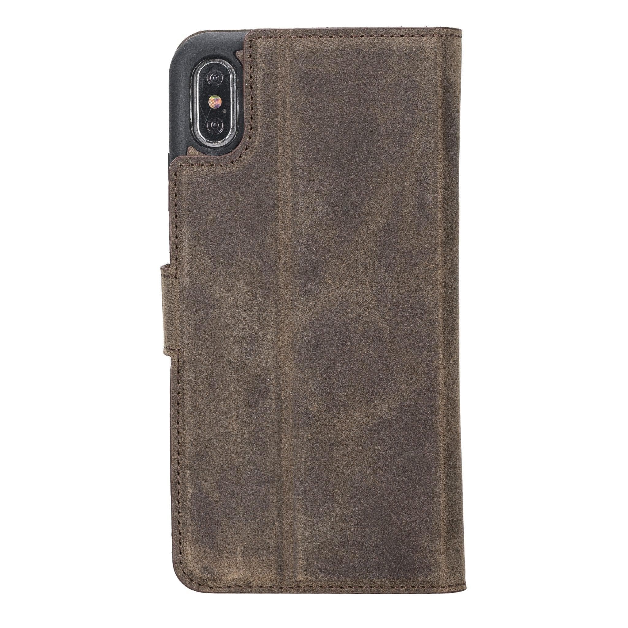 B2B - Apple iPhone XSM Detachable Leather Case / MW Bomonti