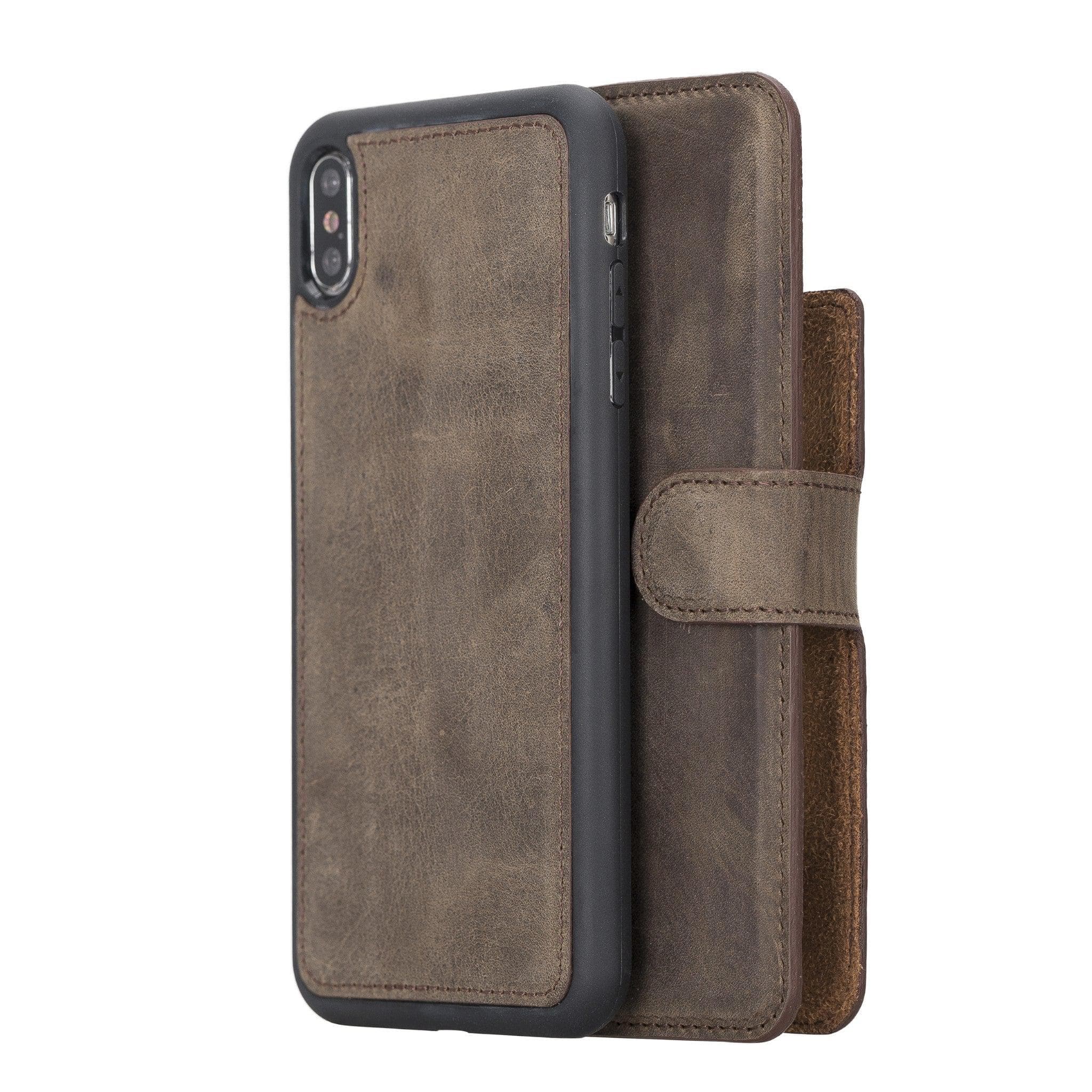 B2B - Apple iPhone XSM Detachable Leather Case / MW Bomonti