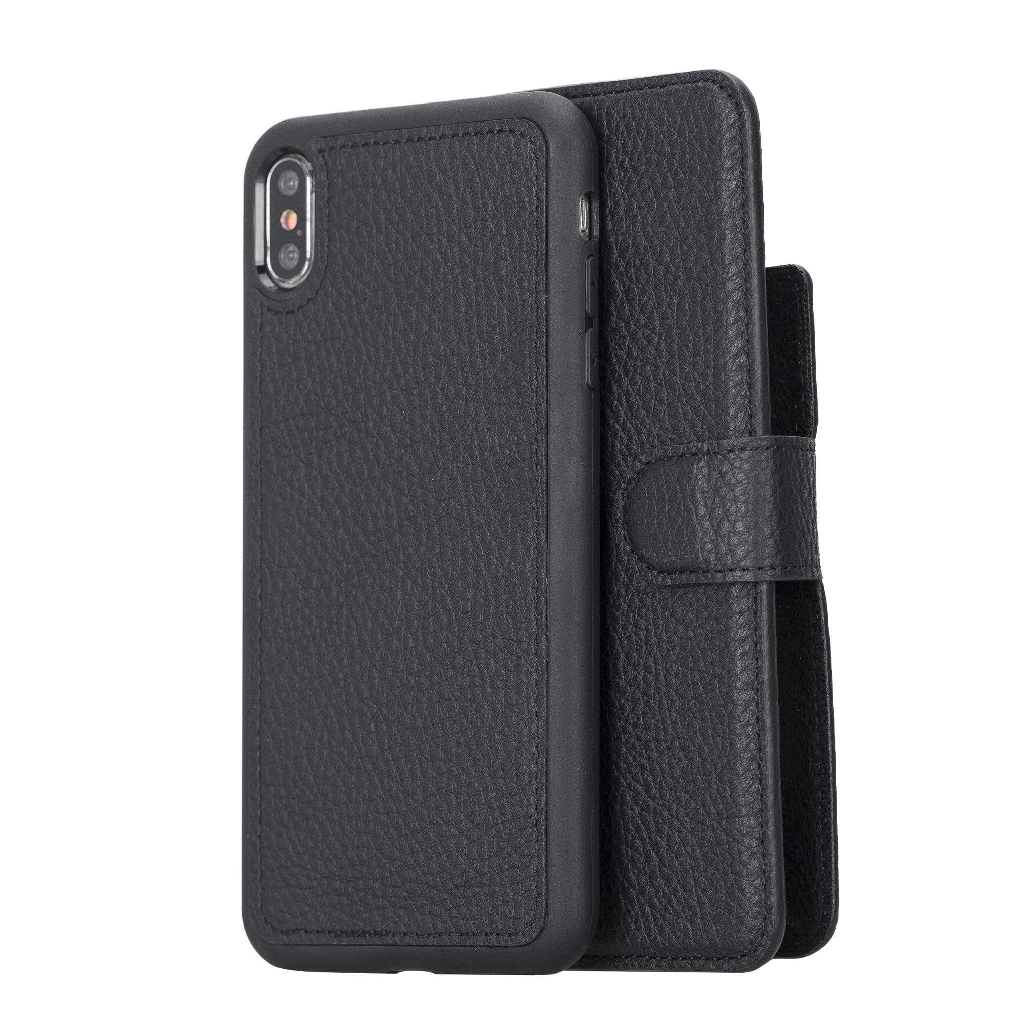 B2B - Apple iPhone XSM Detachable Leather Case / MW FL01 Bomonti