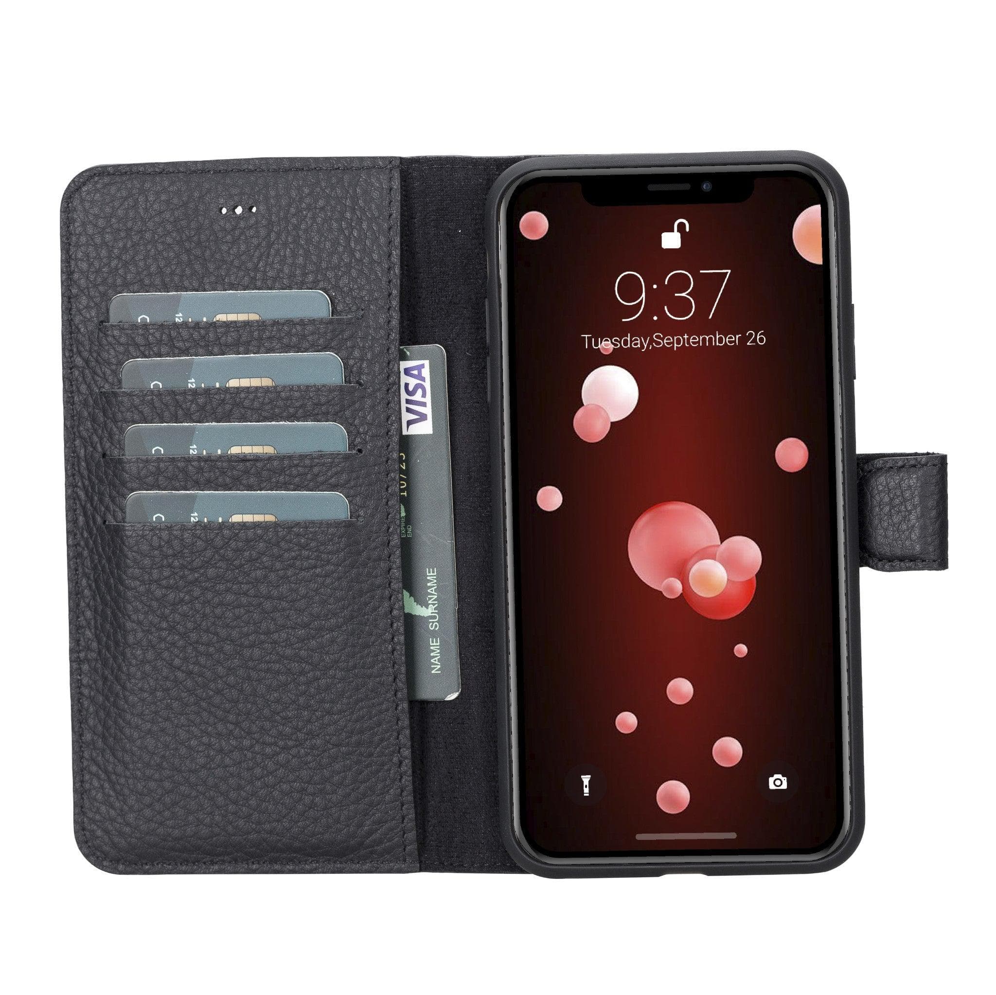 B2B - Apple iPhone XSM Detachable Leather Case / MW Bomonti