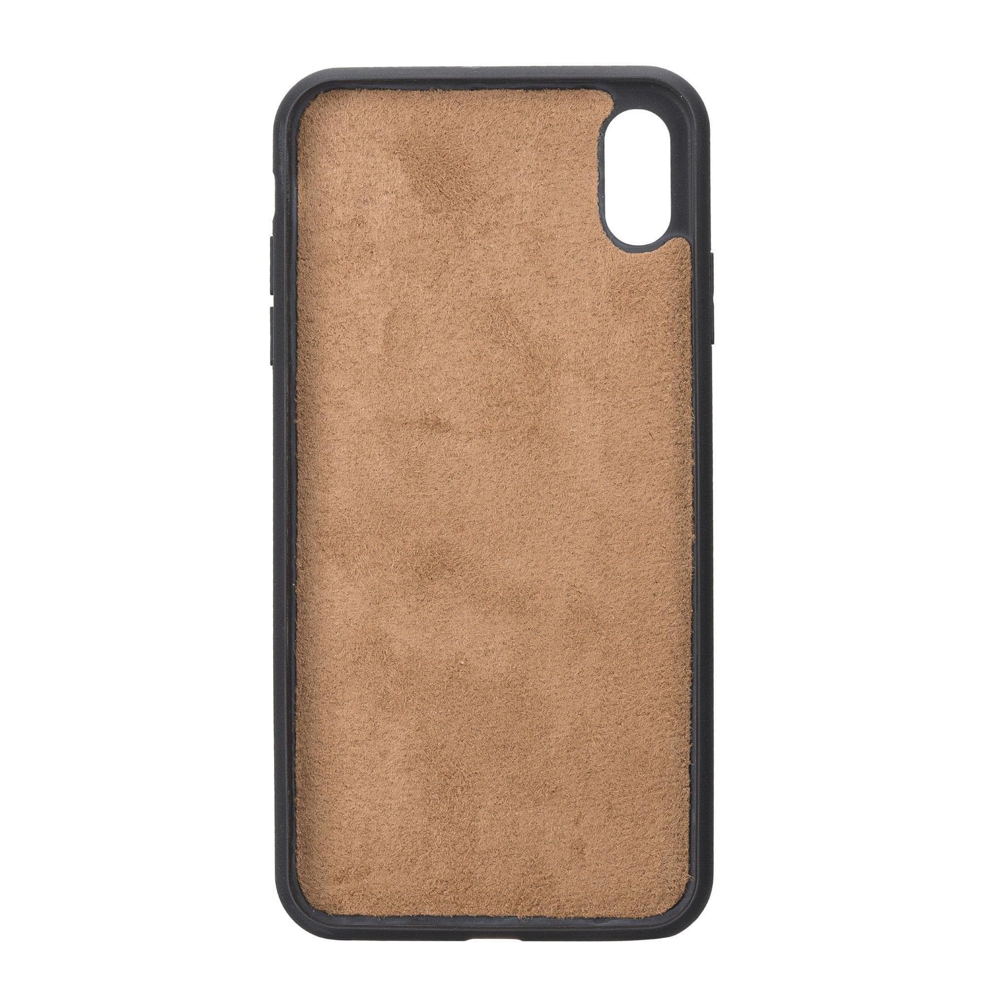 B2B - Apple iPhone XSM Detachable Leather Case / MW RST2EF Bomonti