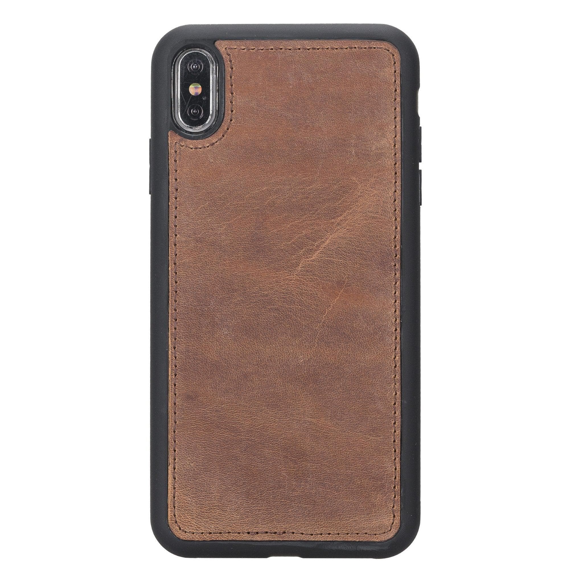 B2B - Apple iPhone XSM Detachable Leather Case / MW RST2EF Bomonti