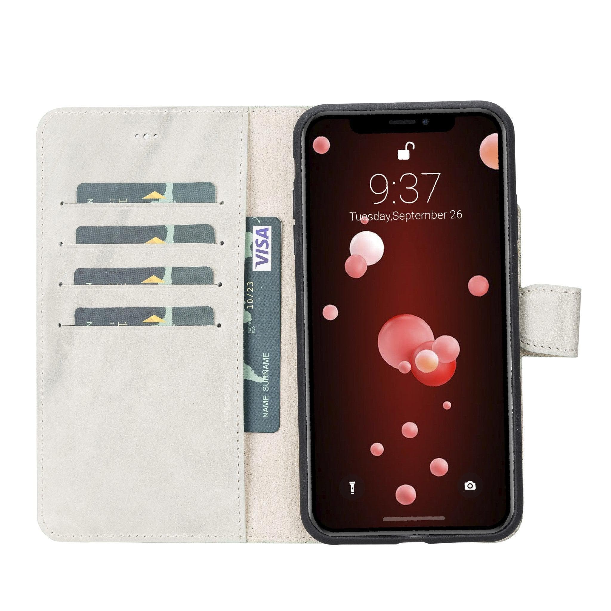 B2B - Apple iPhone XSM Detachable Leather Case / MW Bomonti