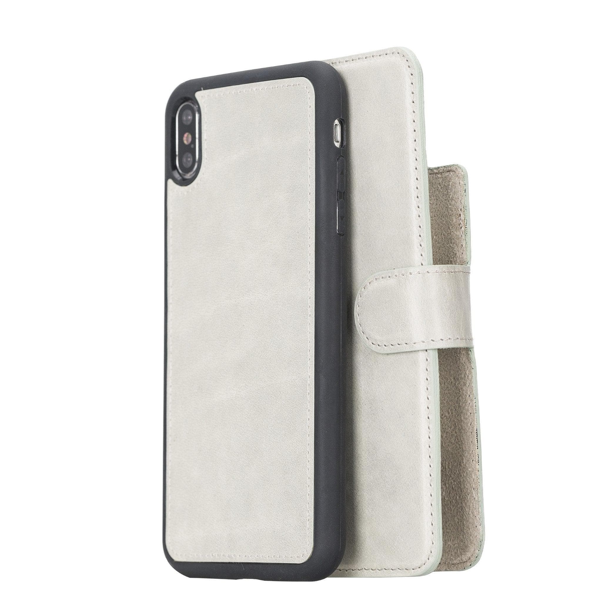 B2B - Apple iPhone XSM Detachable Leather Case / MW Bomonti