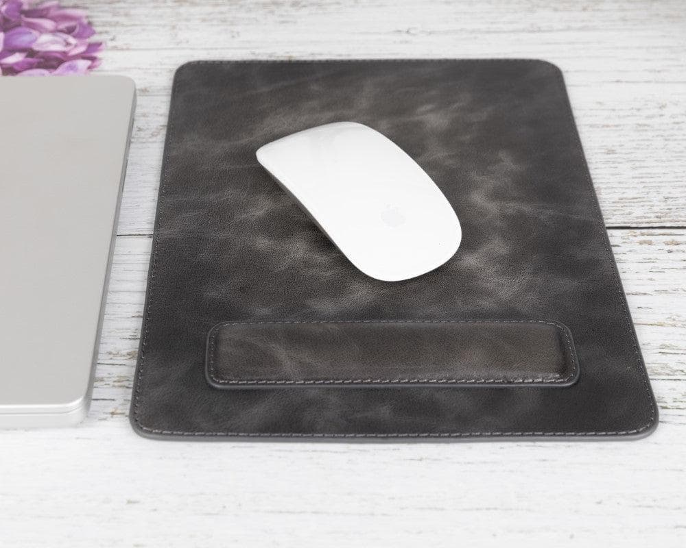 Ergonomic Leather Mouse Pad with Wrist Rest Support