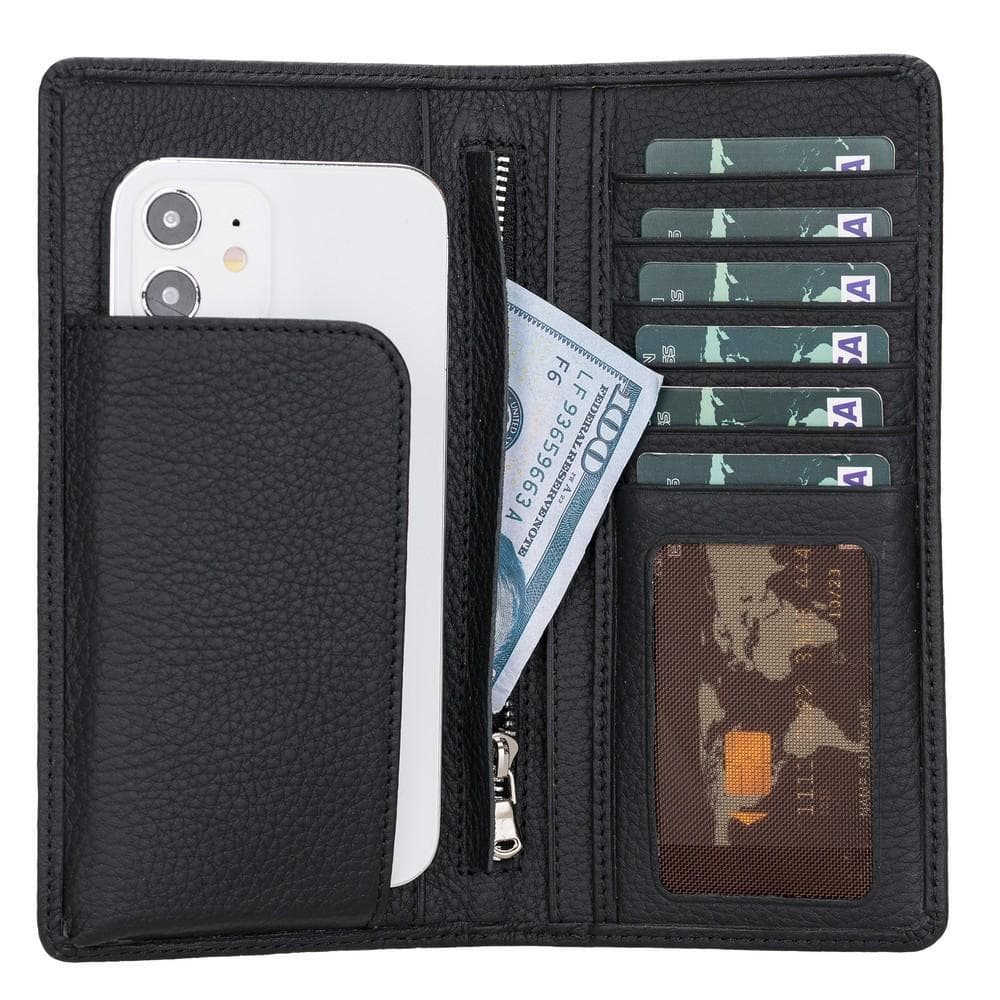 B2B - Evra Universal Leather Wallet Case 7" FL1 Bomonti