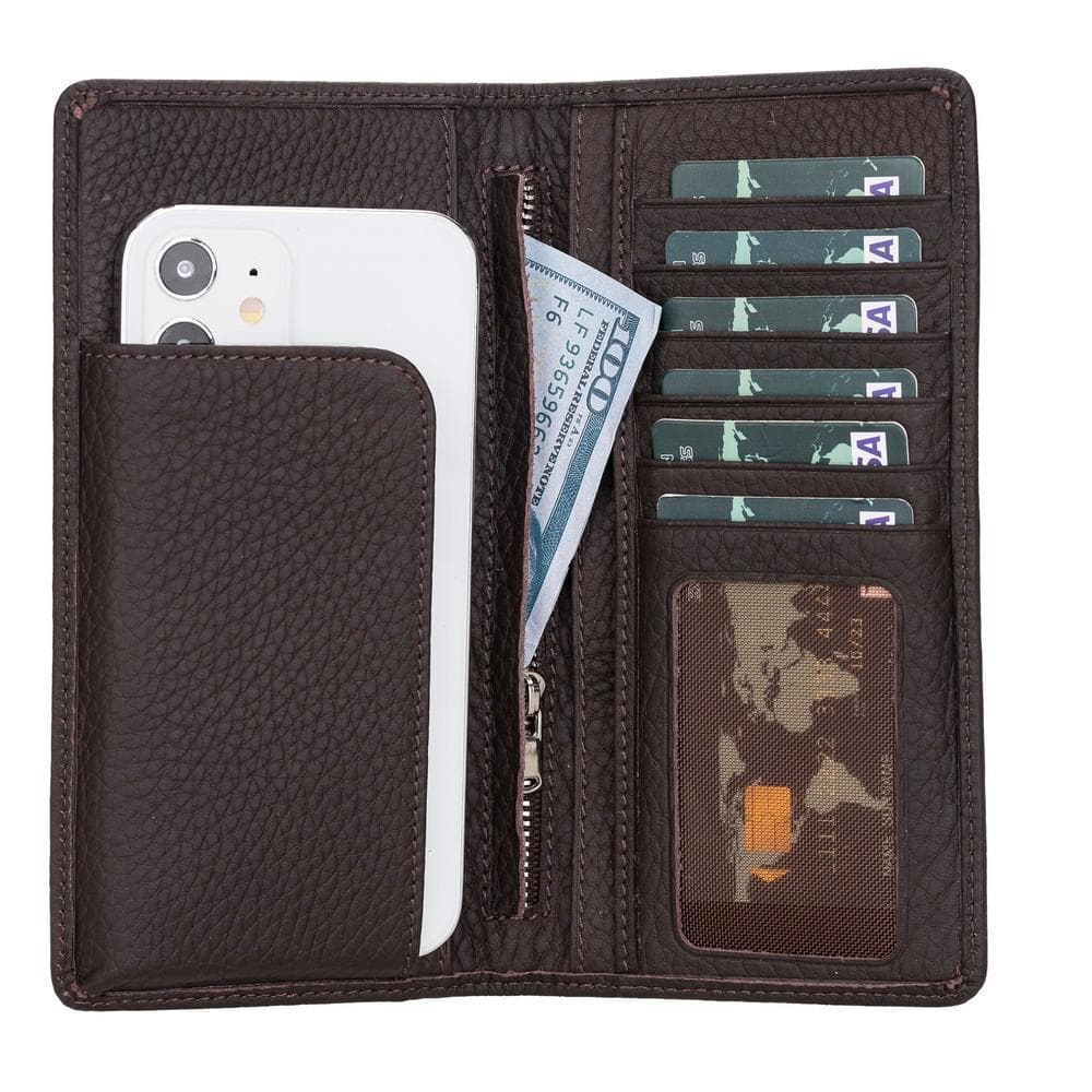 B2B - Evra Universal Leather Wallet Case 7" FL2 Bomonti