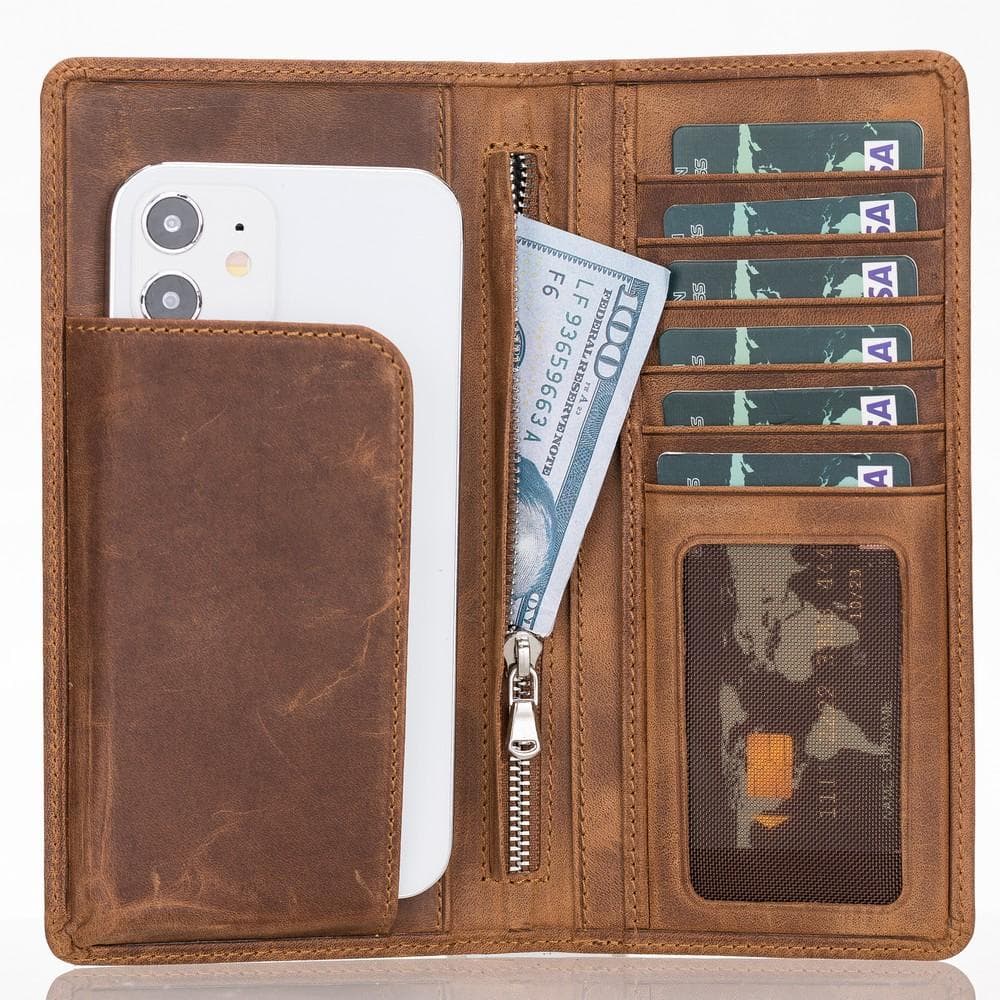 B2B - Evra Universal Leather Wallet Case 7" G2 Bomonti