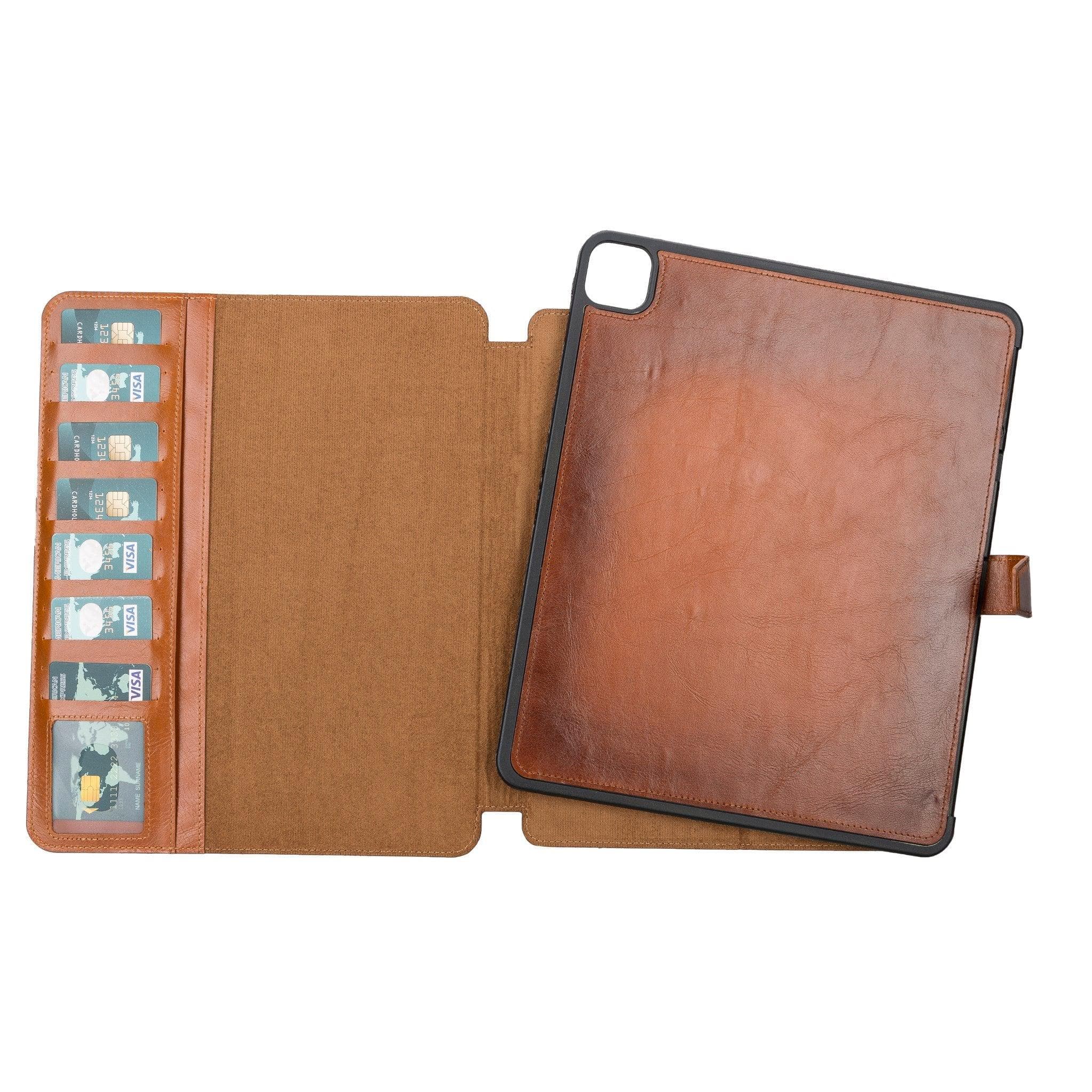 B2B - iPad Series Leather Wallet Case RST2EF / iPadpro 12.9 2021 Bomonti