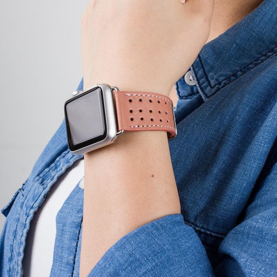 B2B - Leather Apple Watch Bands - 87011 Style RST8 Bomonti