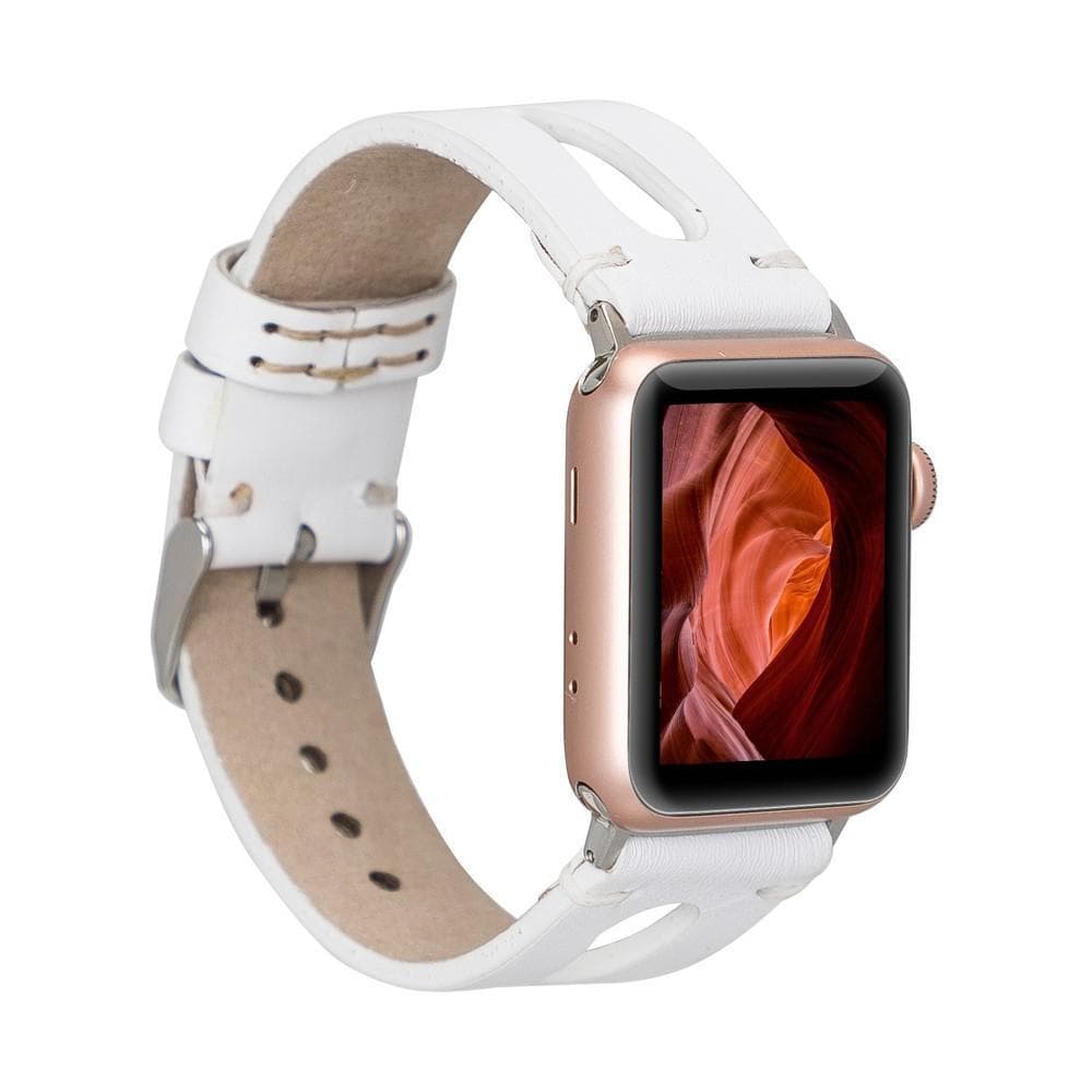 B2B - Leather Apple Watch Bands - BA2 Style Drop Cut F3 Bomonti