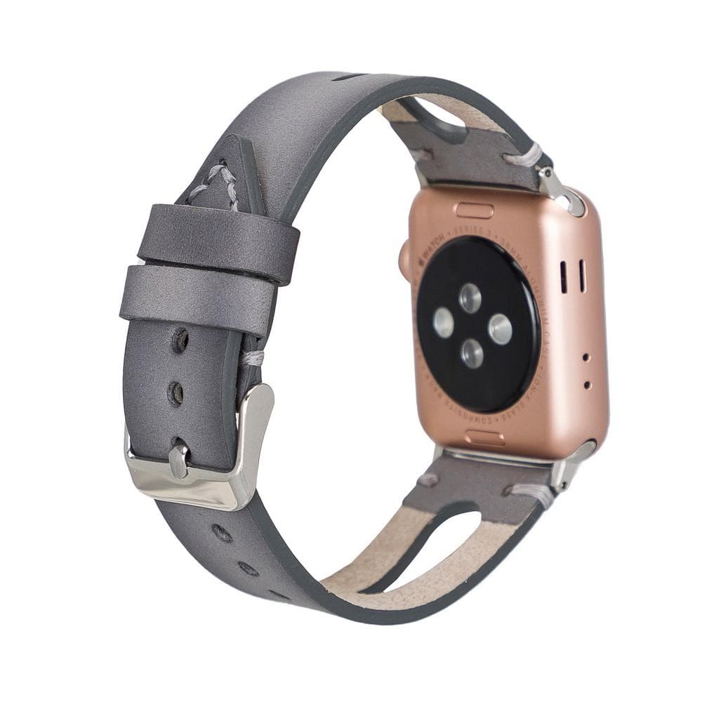 B2B - Leather Apple Watch Bands - BA2 Style Drop Cut Bomonti